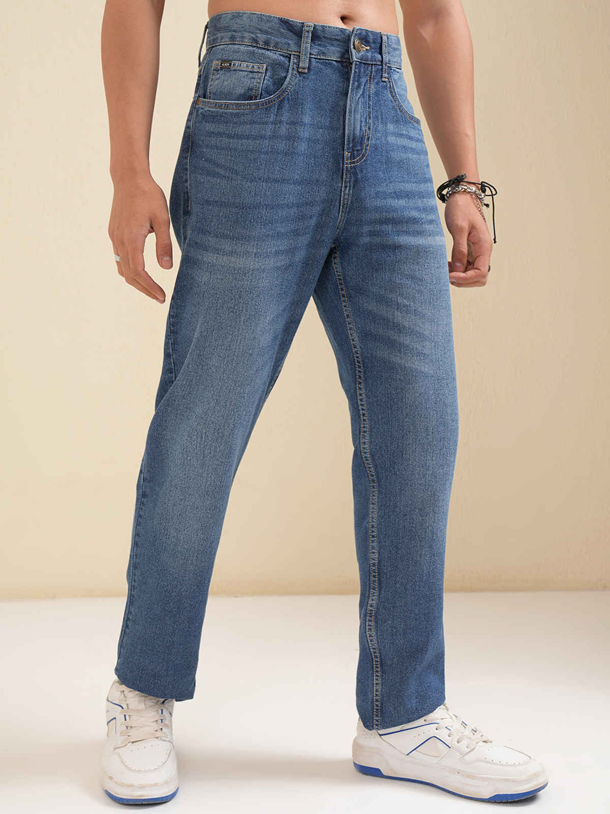 Highlander Men's Relaxed Fit Jeans | Light Blue |34 in