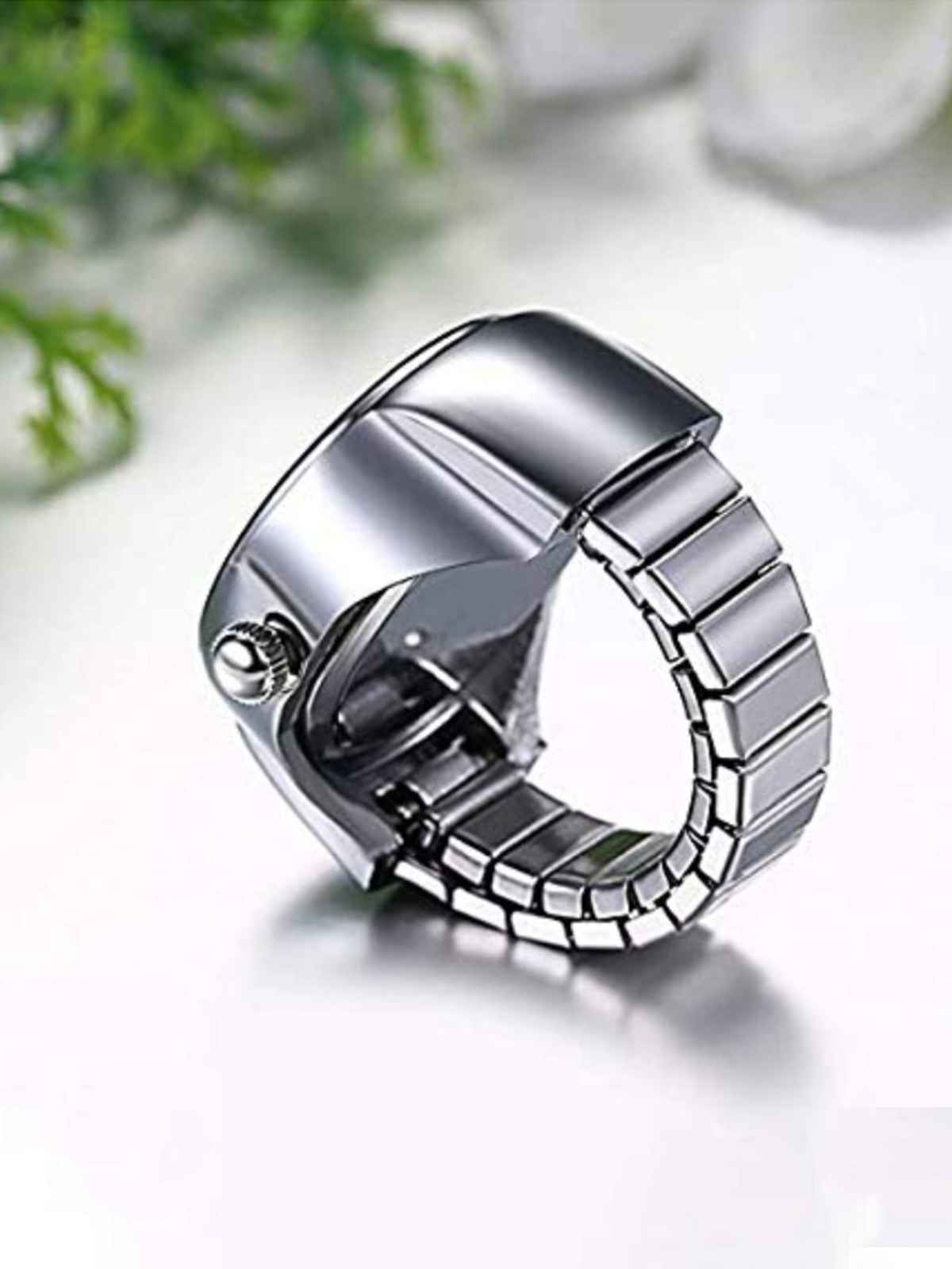 YouBella Finger Ring Watch Jewellery Alloy SilverPlated Ring for Unisex (YBRG - 20102)
