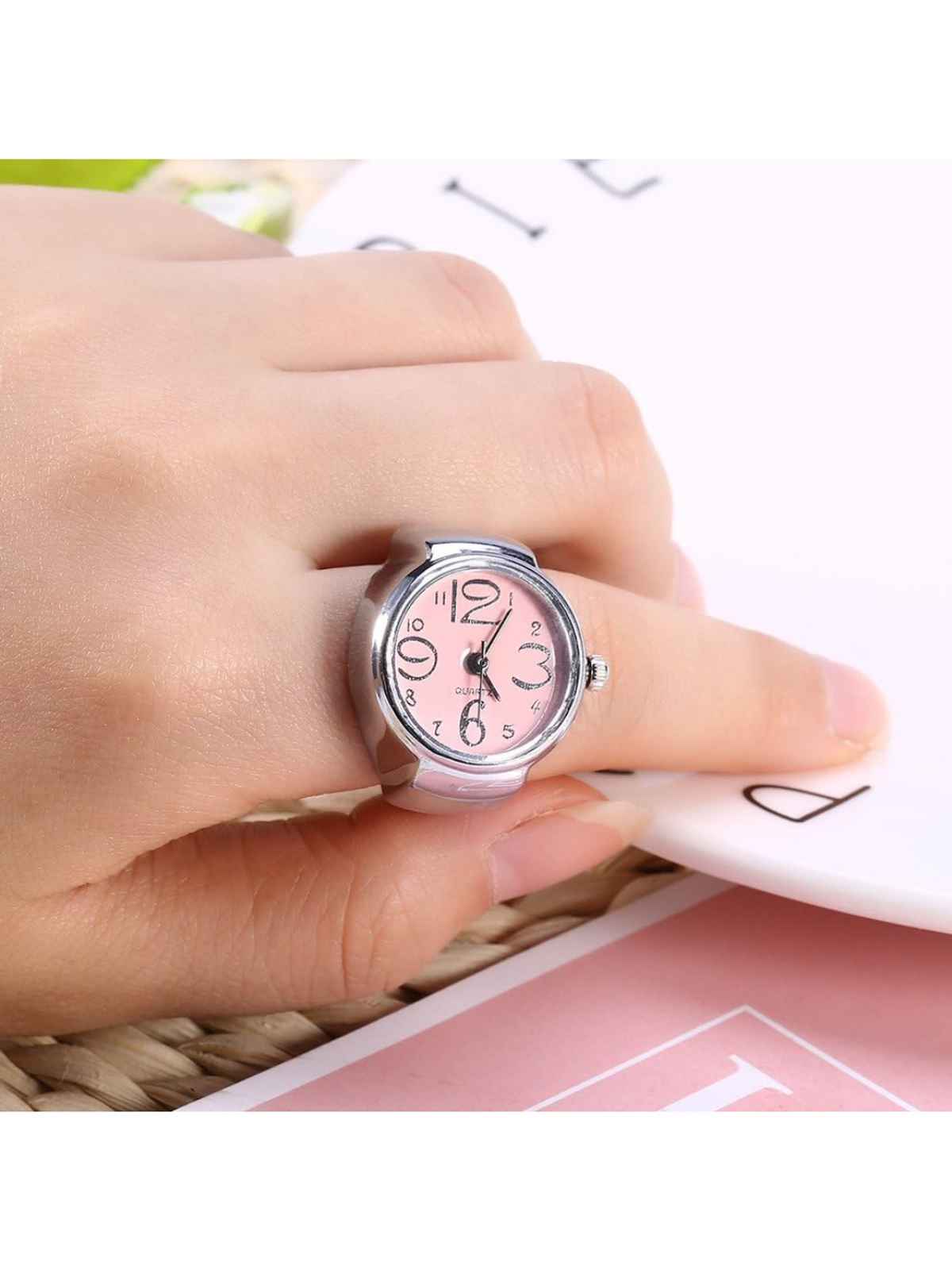 YouBella Finger Ring Watch Jewellery Alloy SilverPlated Ring for Unisex (YBRG - 20102)
