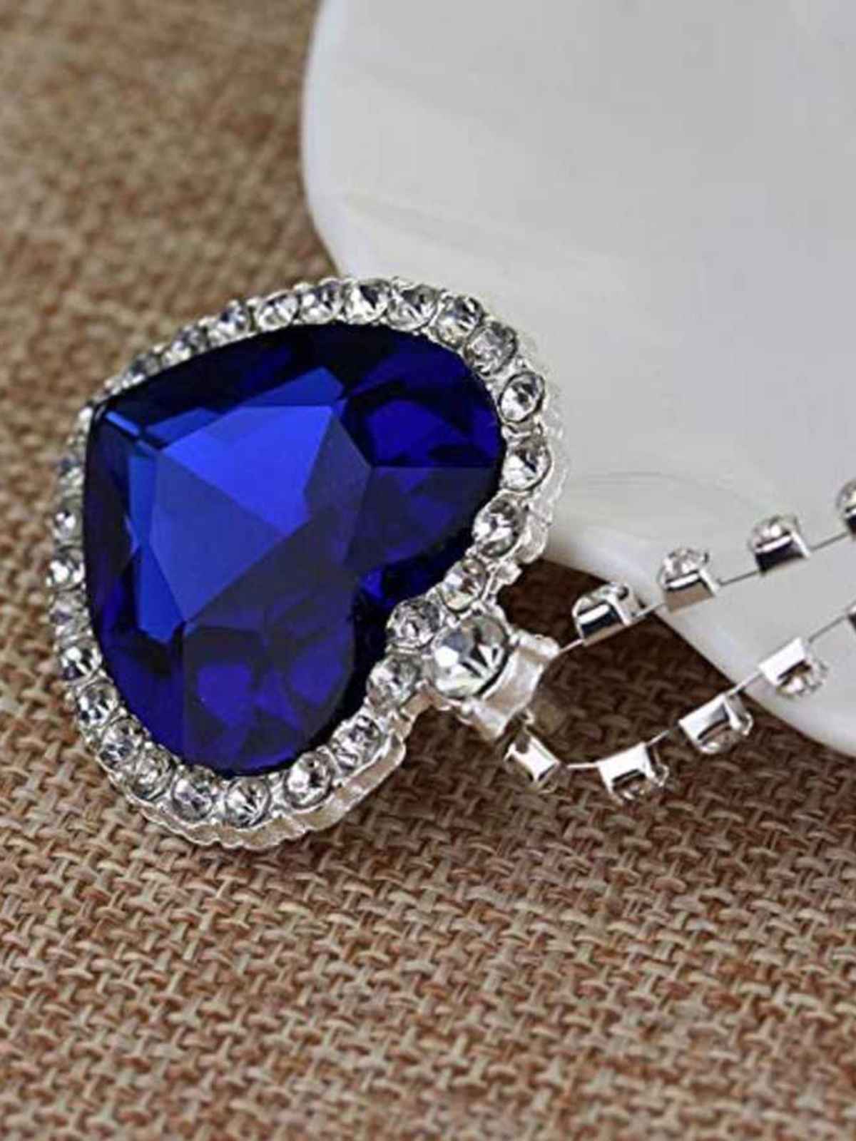 YouBella Latest Stylish Party Wear Jewellery Silver Plated Pendant for Women (YBPD - 71096A)