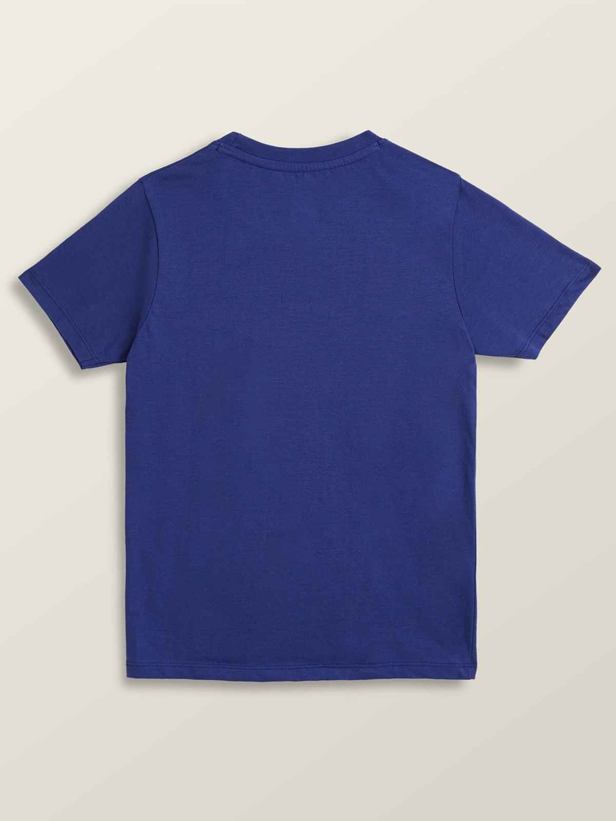 Xy Life Kids T-shirts for Boys | 100% Combed Cotton | Antimicrobial Finish | 9-10Y | True Blue