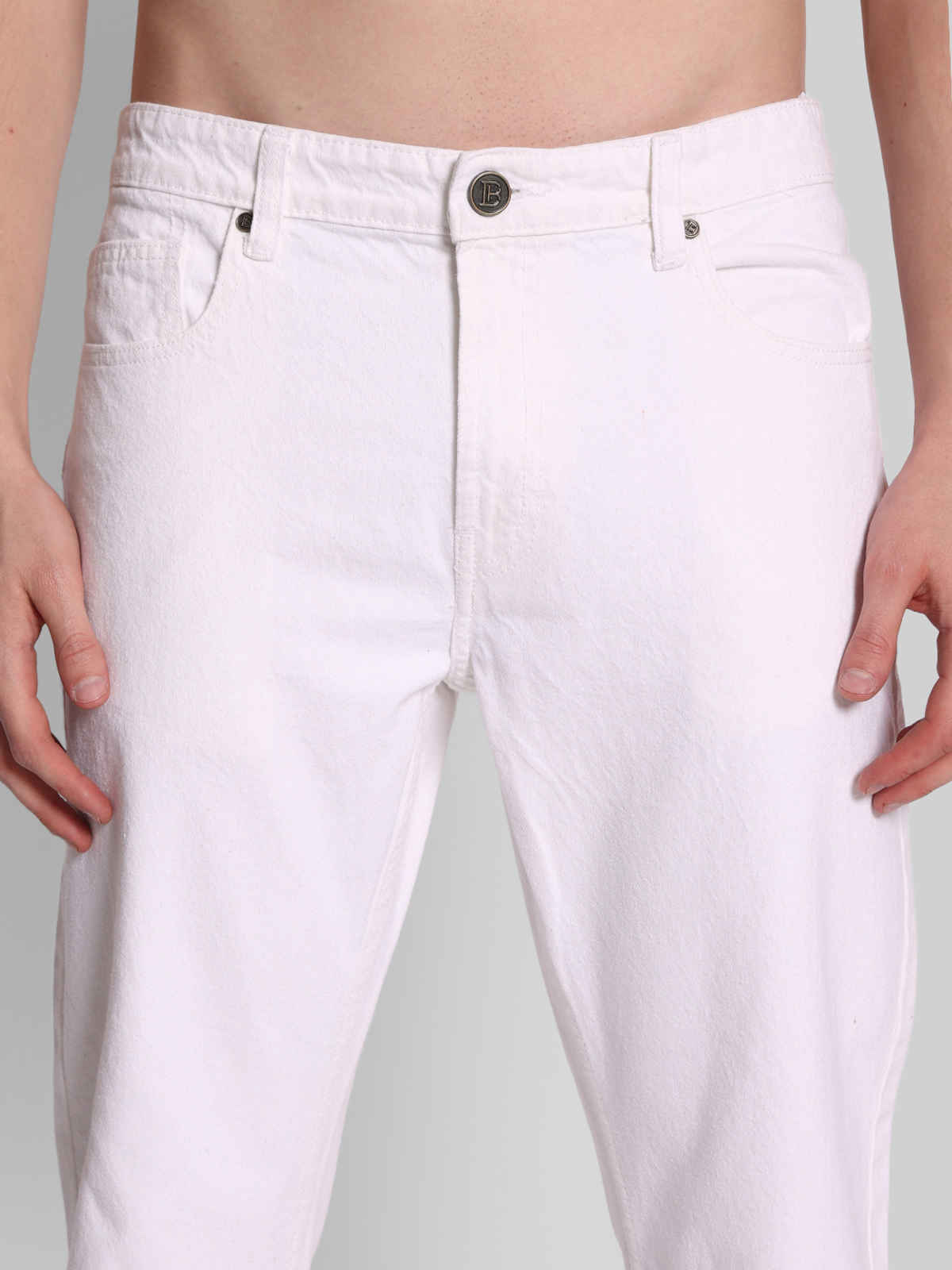 Bene Kleed Men's Bootcut Jeans | White - 34