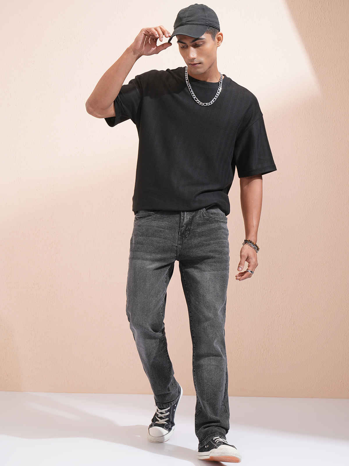 Highlander Men's Straight Fit Jeans | Charcoal | 30 in