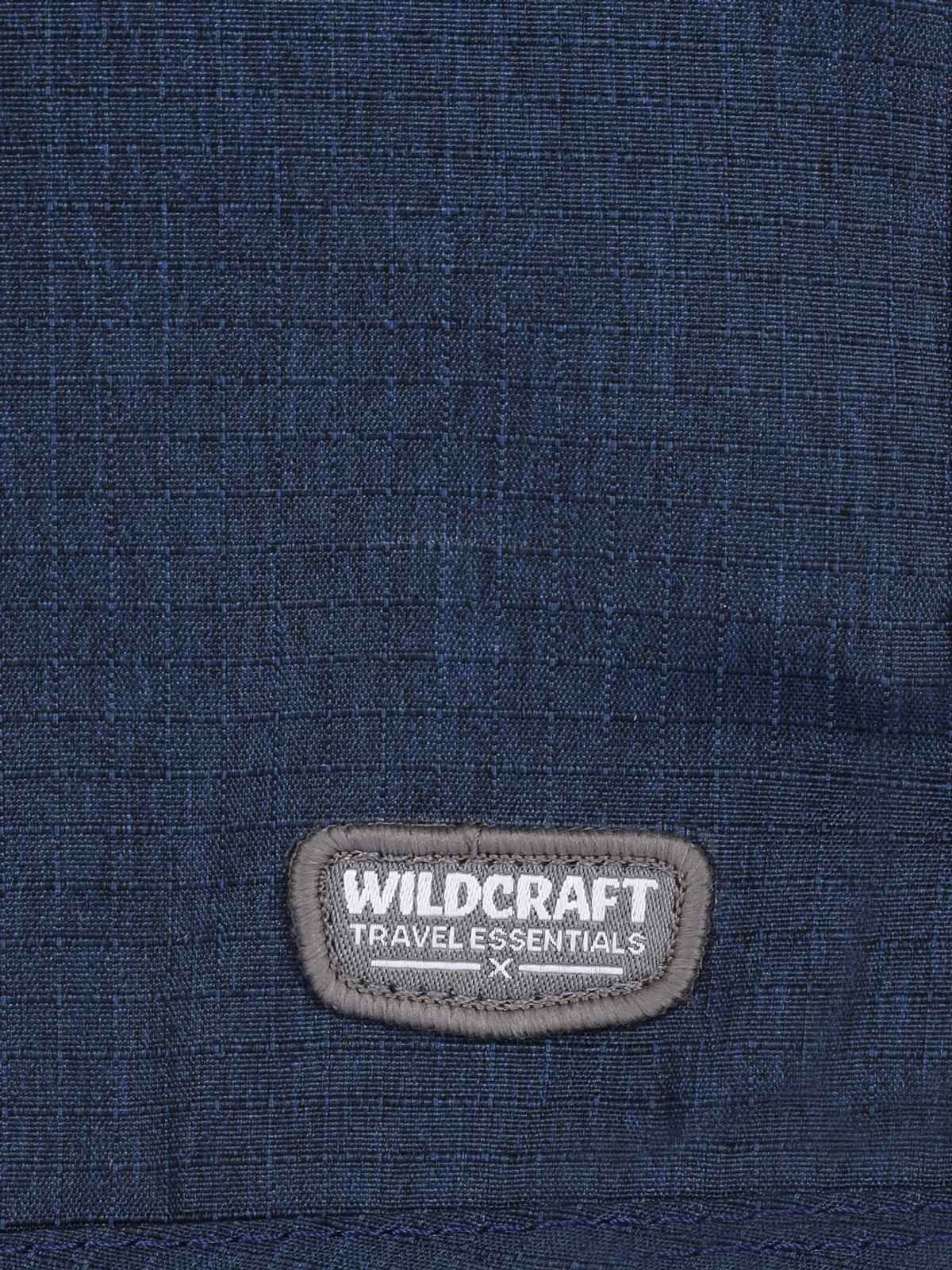 Wildcraft Unisex Solid Polyester 10 L Travel Toiletry Kit | Blue - Free Size
