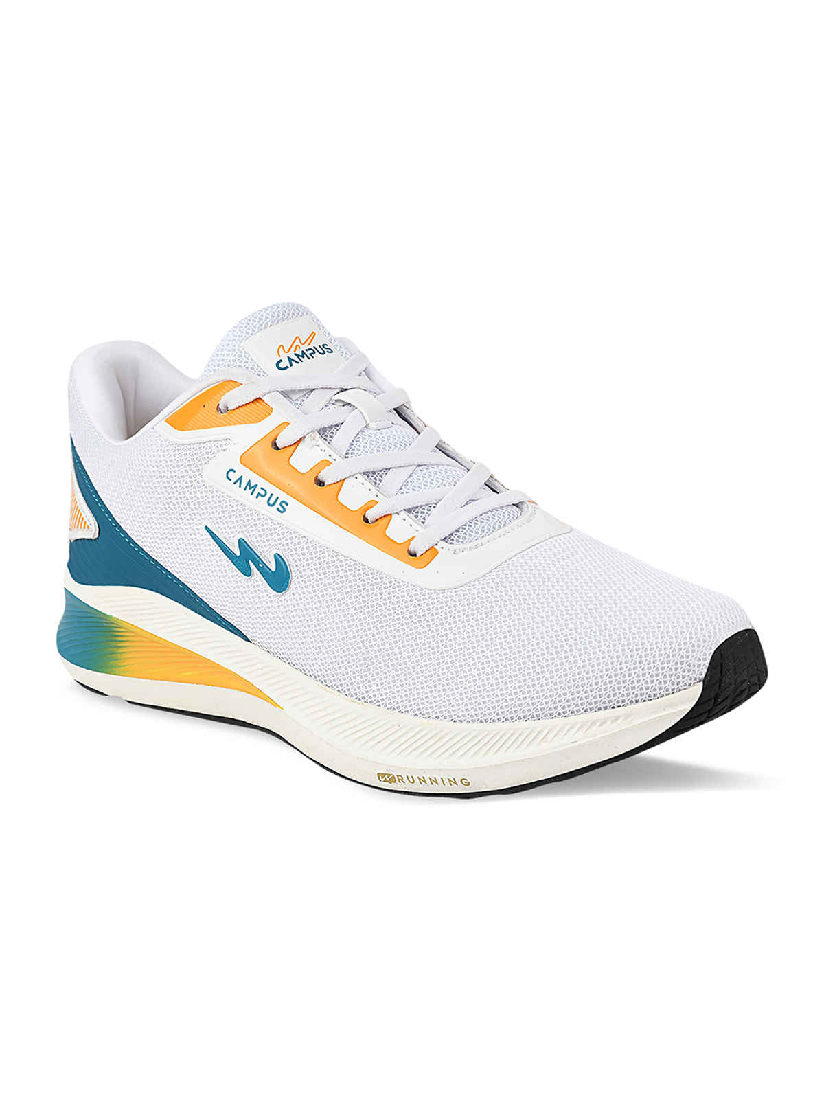 Campus Men's Camp Kripto Running Shoes | White | UK6