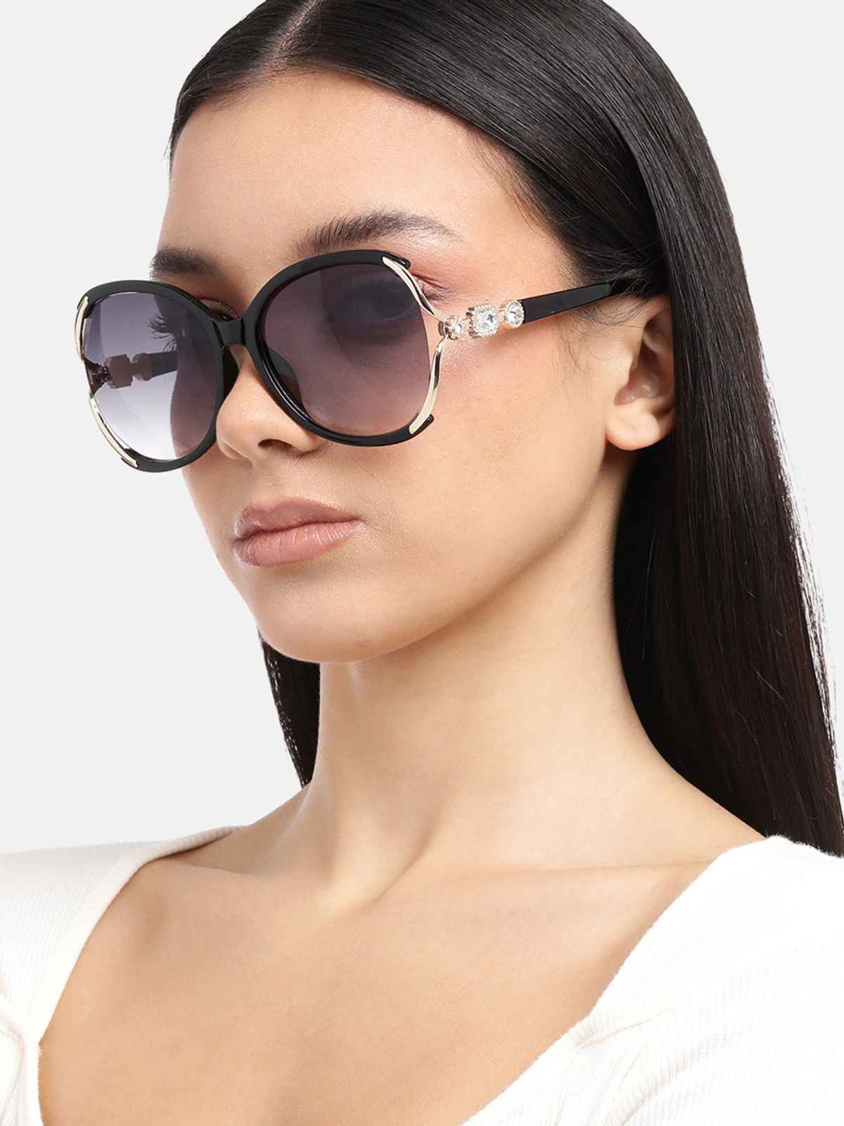 Carlton London Premium Women Oversized Sunglasses with UV Protected Lens CLSW287