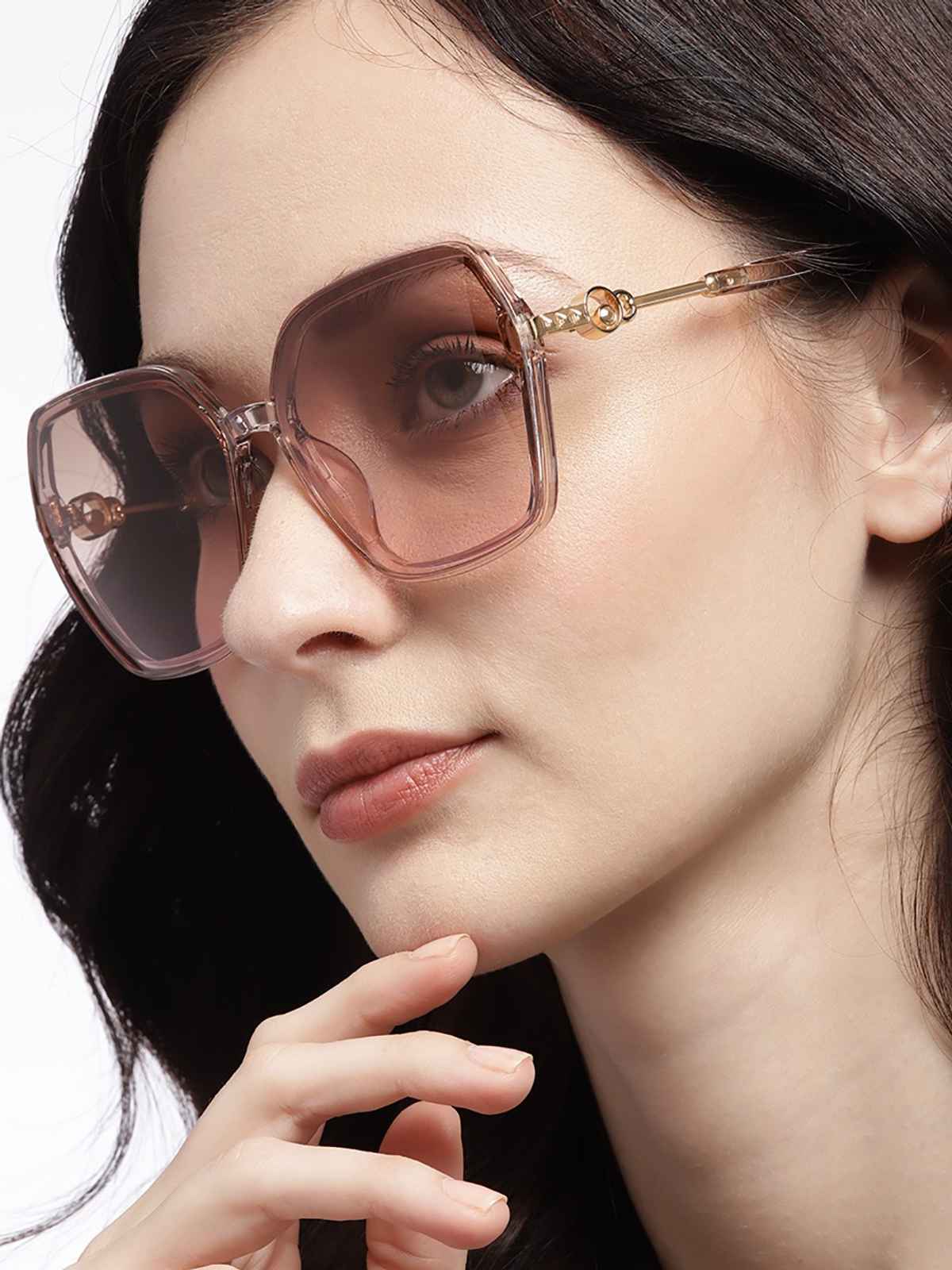 Carlton London Women UV Protected Lens Oversized Sunglasses A3095-A8