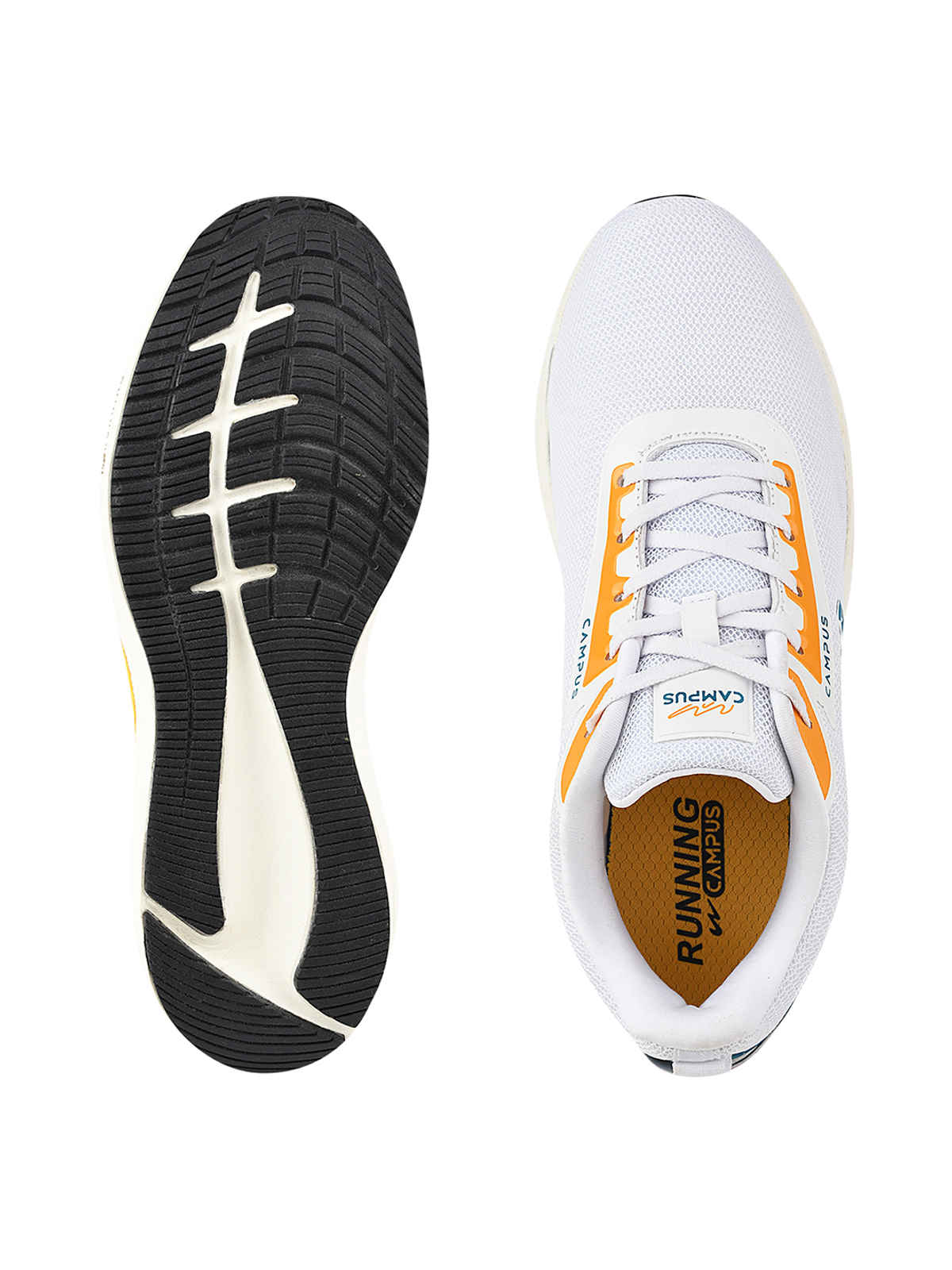 Campus Men's Camp Kripto Running Shoes | White | UK6