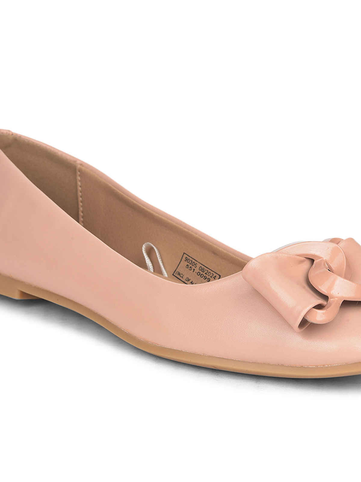 Bata Women's zola Nude Ballerina UK-4