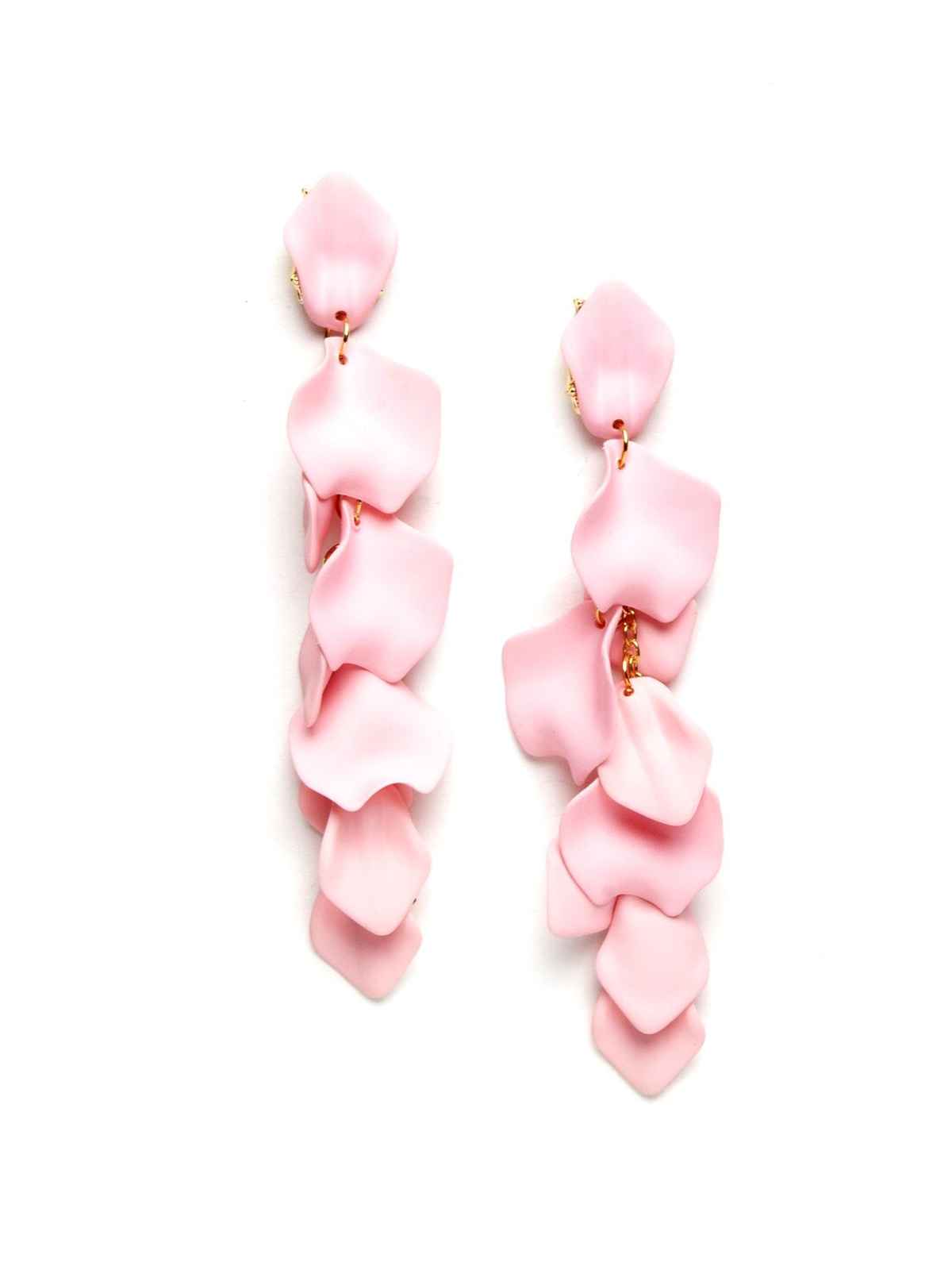 Youbella Jewellery Celebrity Inspired Handmade Earrings For Girls And Women (Pink)(Ybear - 32853)