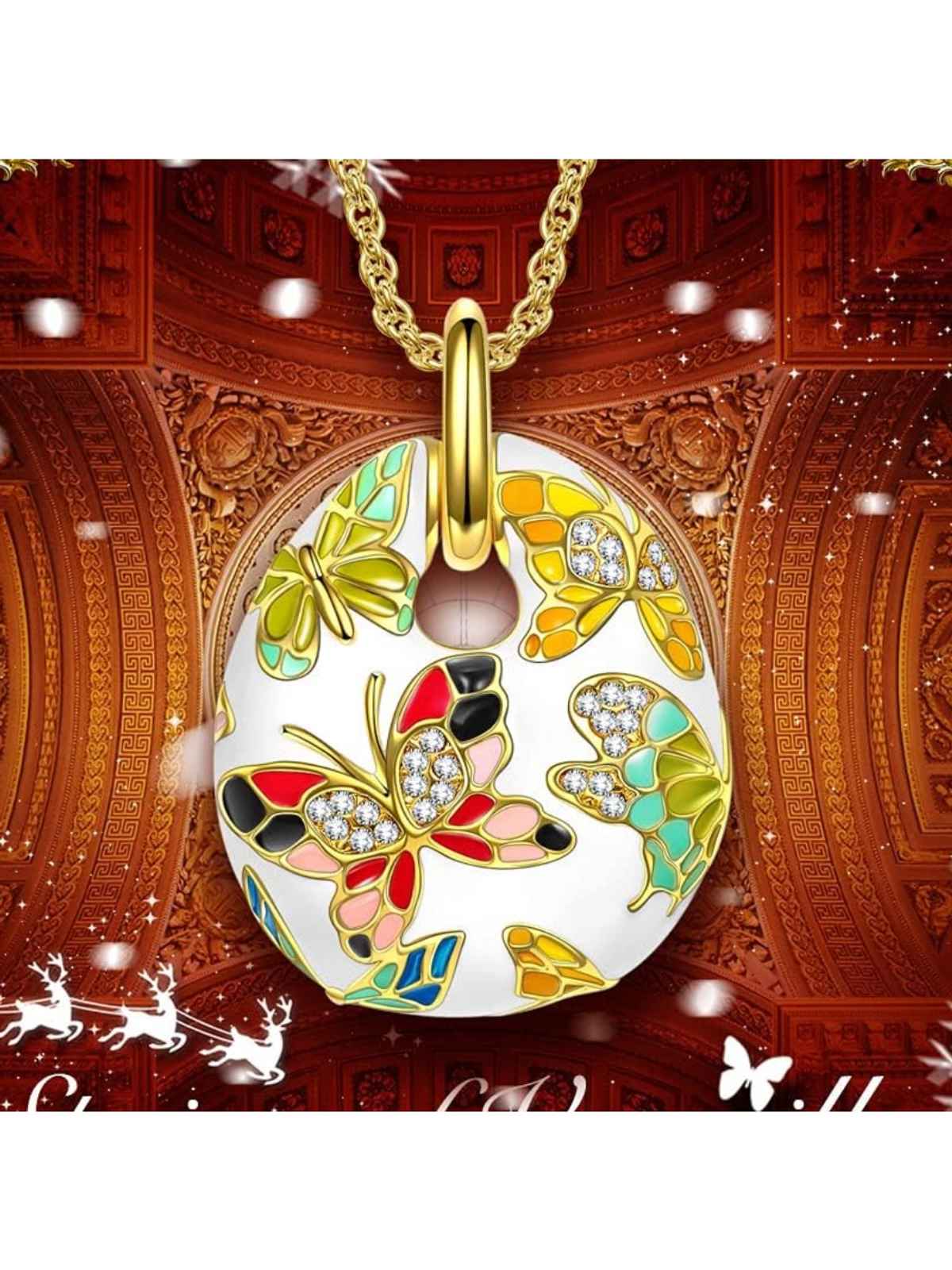 YouBella Oxidised Silver-Plated Textured Necklace (YBNK - 5461)