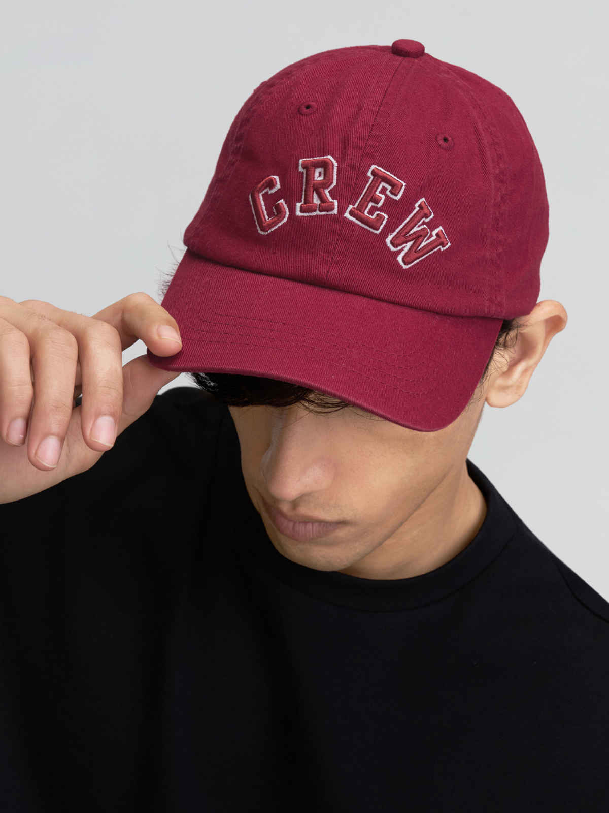 XYXX Crew Baseball Cap for Men | Free Size | Varsity Red
