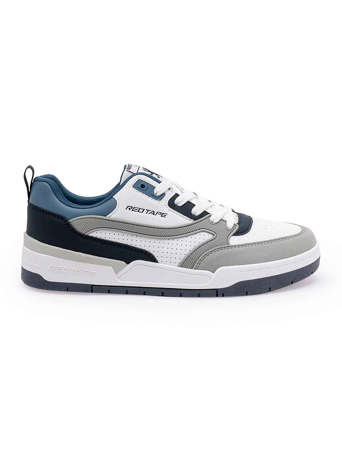 Red Tape Men's Sneakers | RSL0274B | White and Blue - UK 6