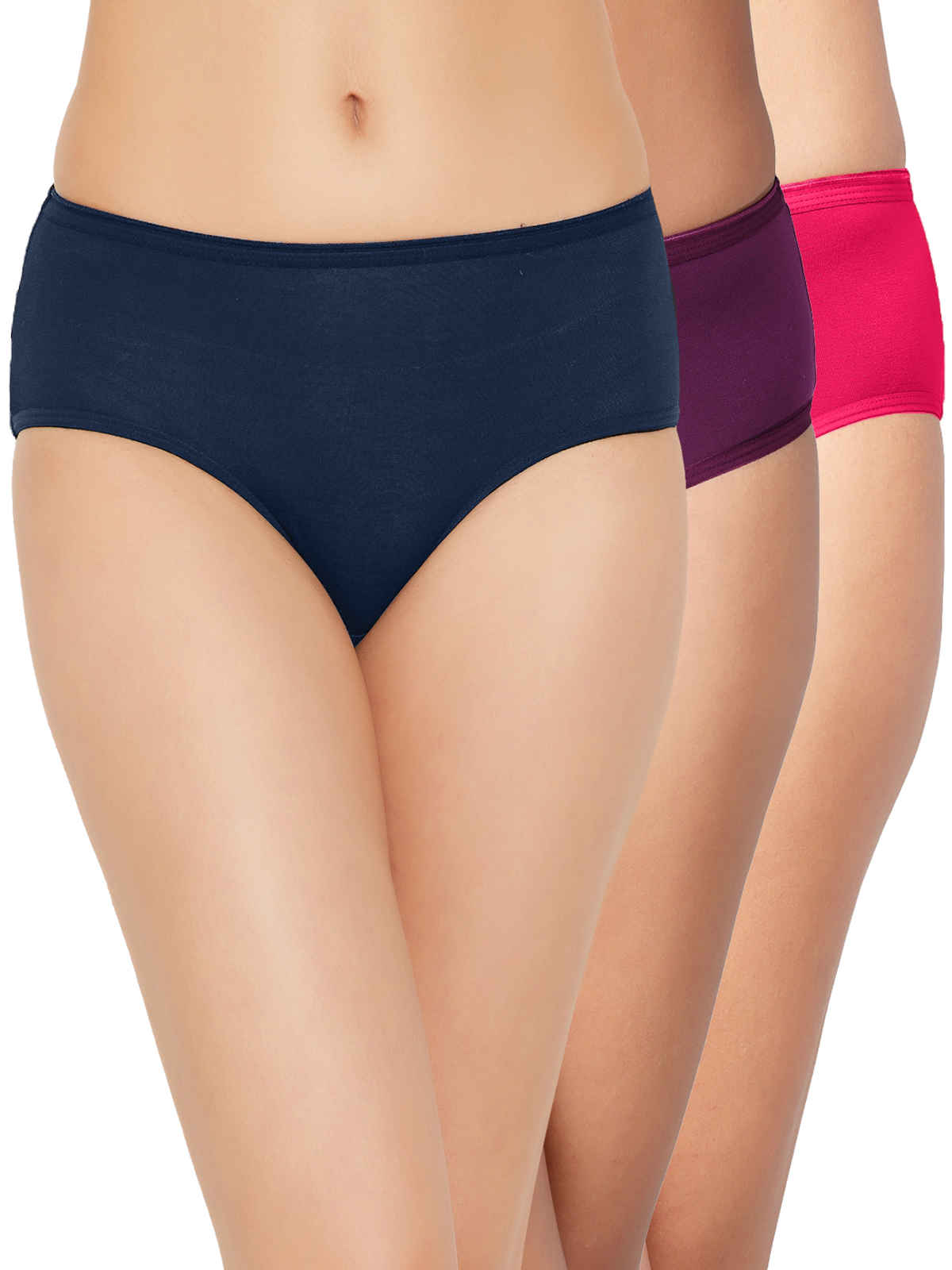 Clovia Women's Mid Waist Cotton Hipster Panties | Assorted - S