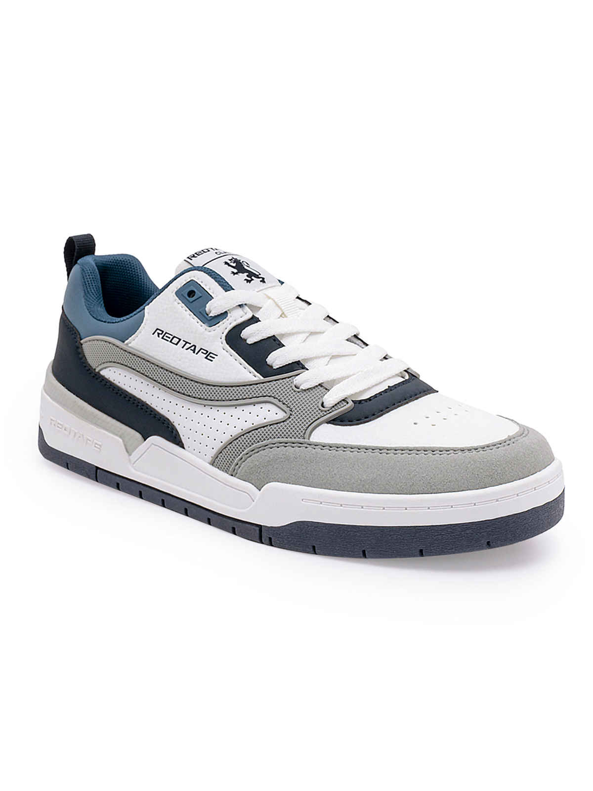 Red Tape Men's Sneakers | RSL0274B | White and Blue - UK 6