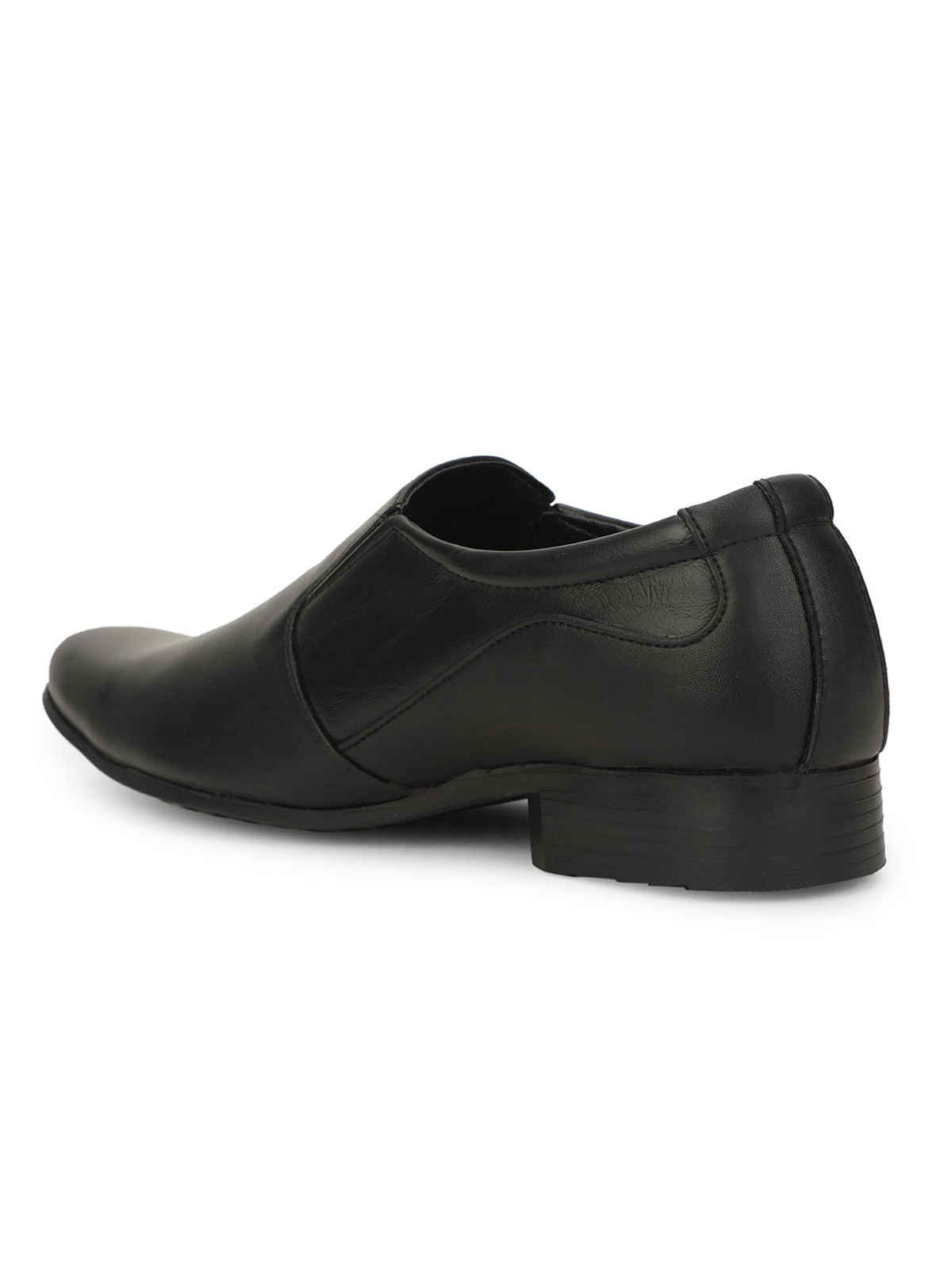 Bata Men's Slip-On Formal Shoes Roman Crumbled E | Black - UK 8