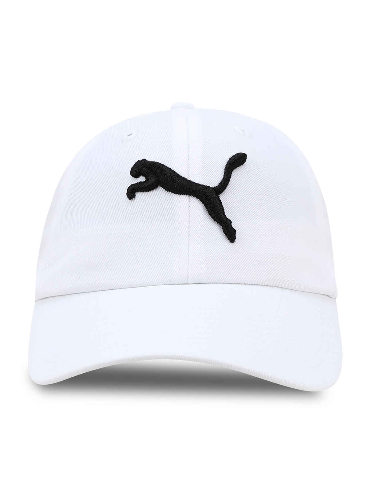 Puma Essentials Cat Logo Baseball Cap | White