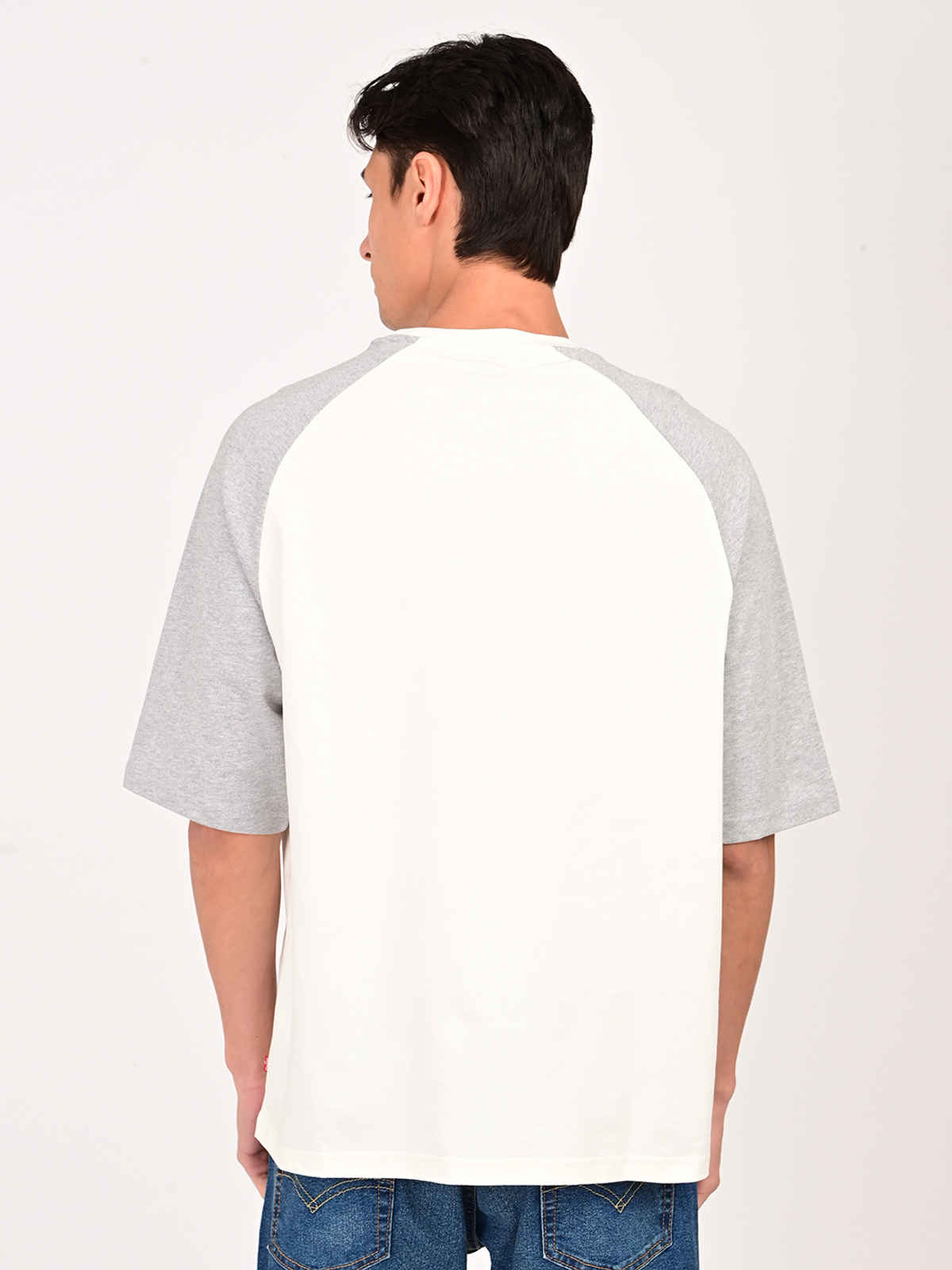 Levi's Men's Colour-Block Loose Fit T-Shirt | White | S