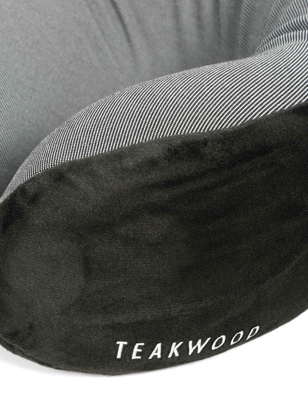 Teakwood Leathers Unisex Soft Foam U-Shaped Neck Pillow | Black