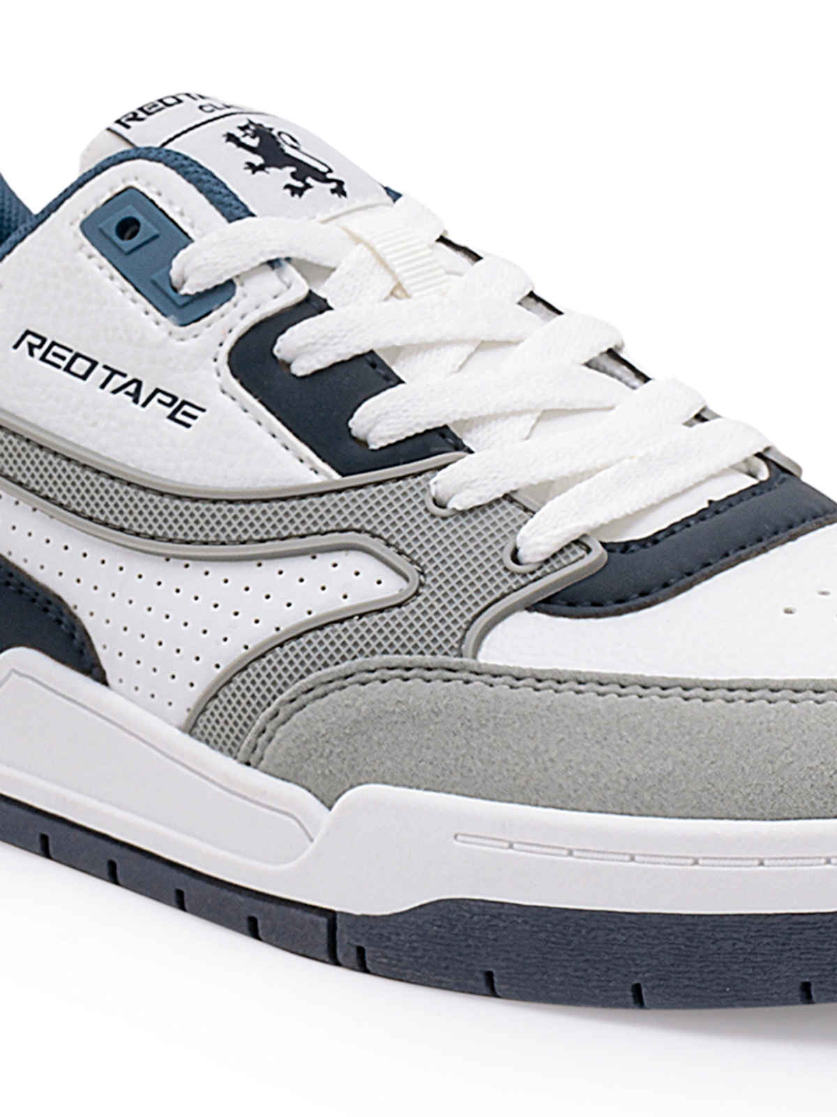 Red Tape Men's Sneakers | RSL0274B | White and Blue - UK 6