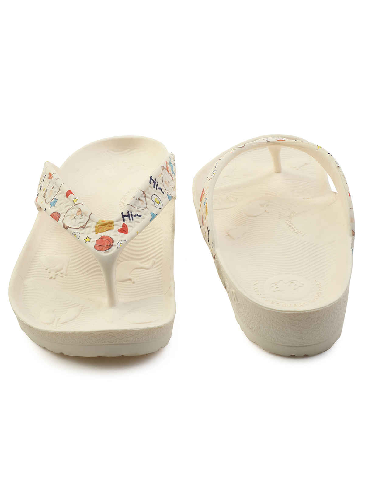 Liberty Footwear Women's Flip Flops | HAPPI-LE | Beige - UK 4