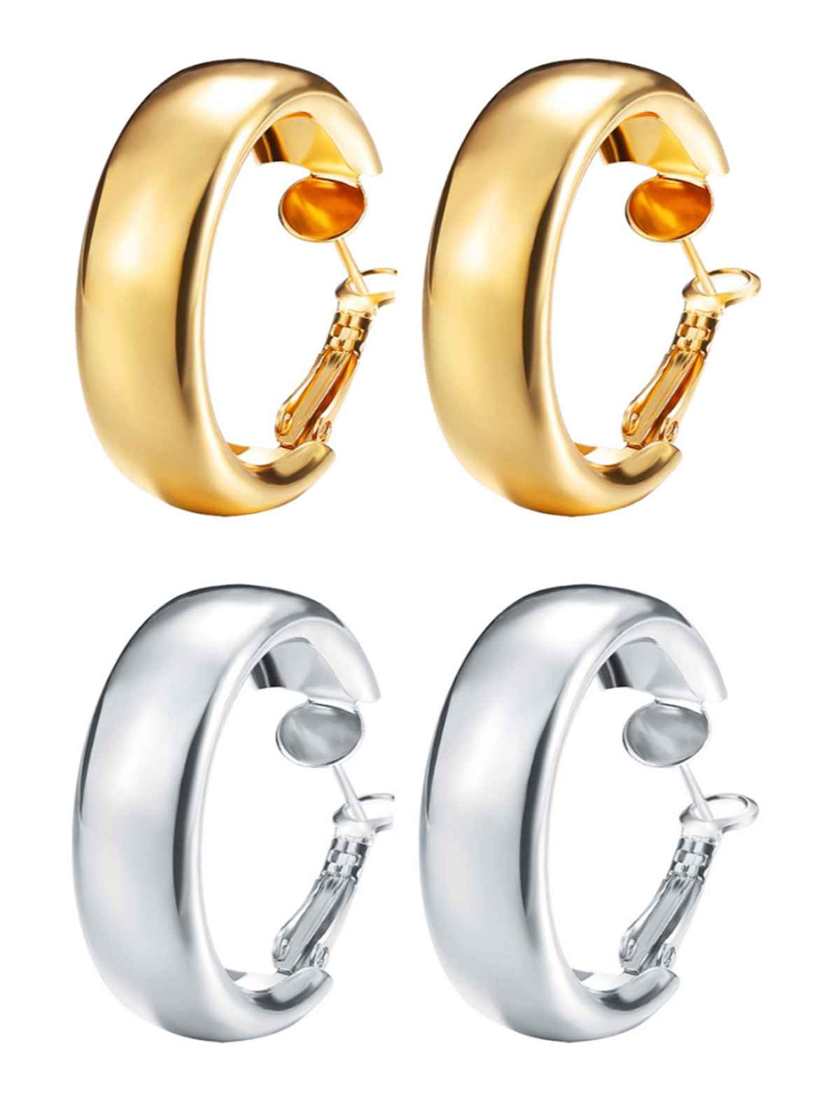 YouBella Jewellery Celebrity Inspired Hoop Earrings for Girls & Women (YBEAR - 32938)