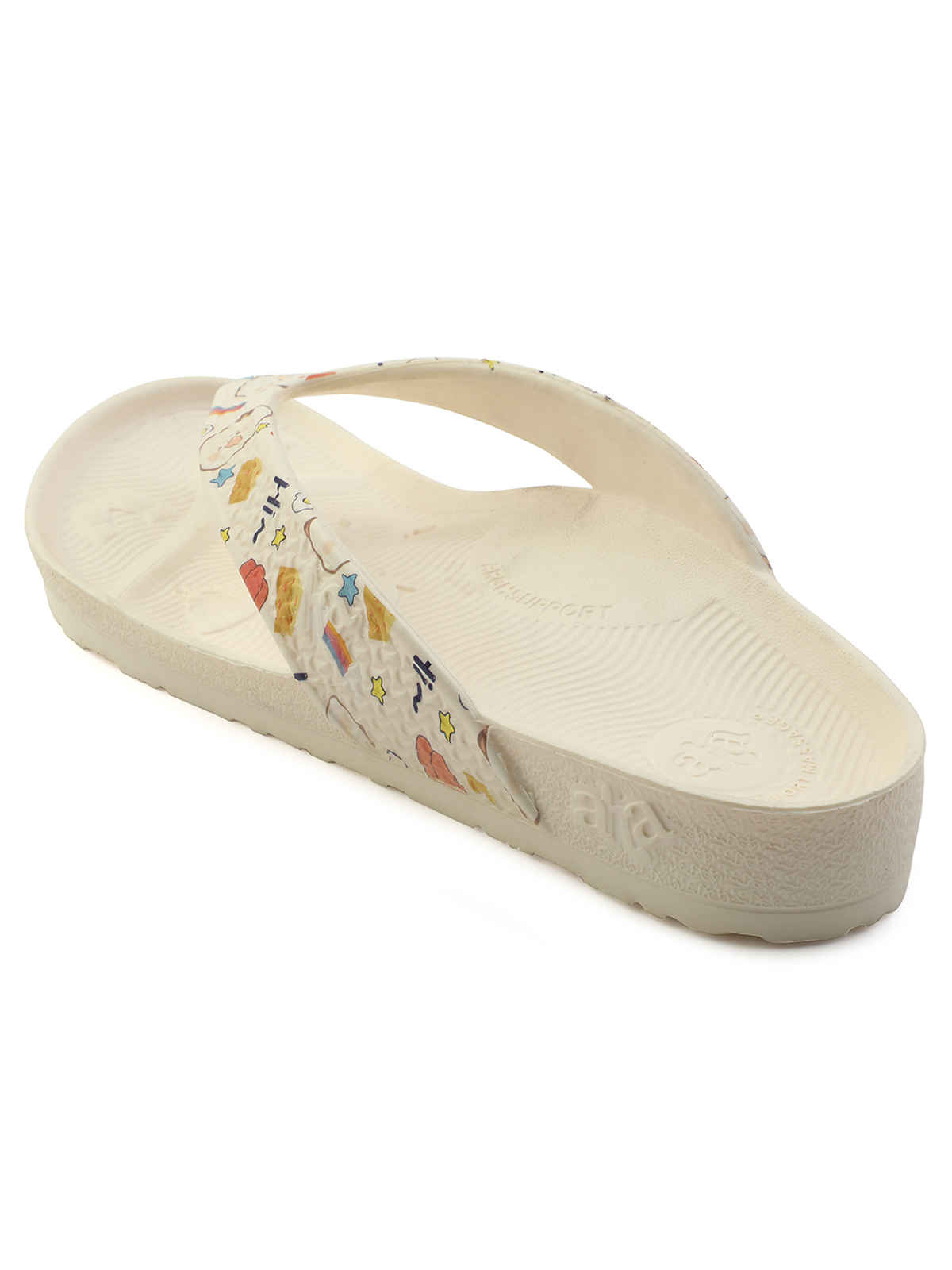 Liberty Footwear Women's Flip Flops | HAPPI-LE | Beige - UK 4