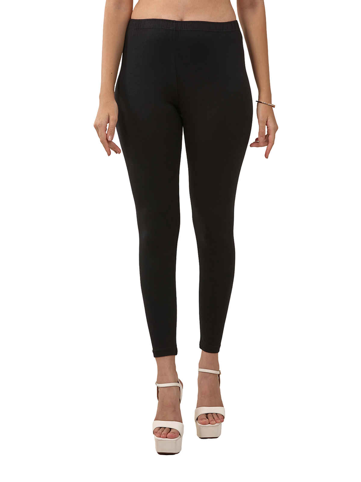 Lyra Women's Cotton Perfect Fit Ankle Leggings