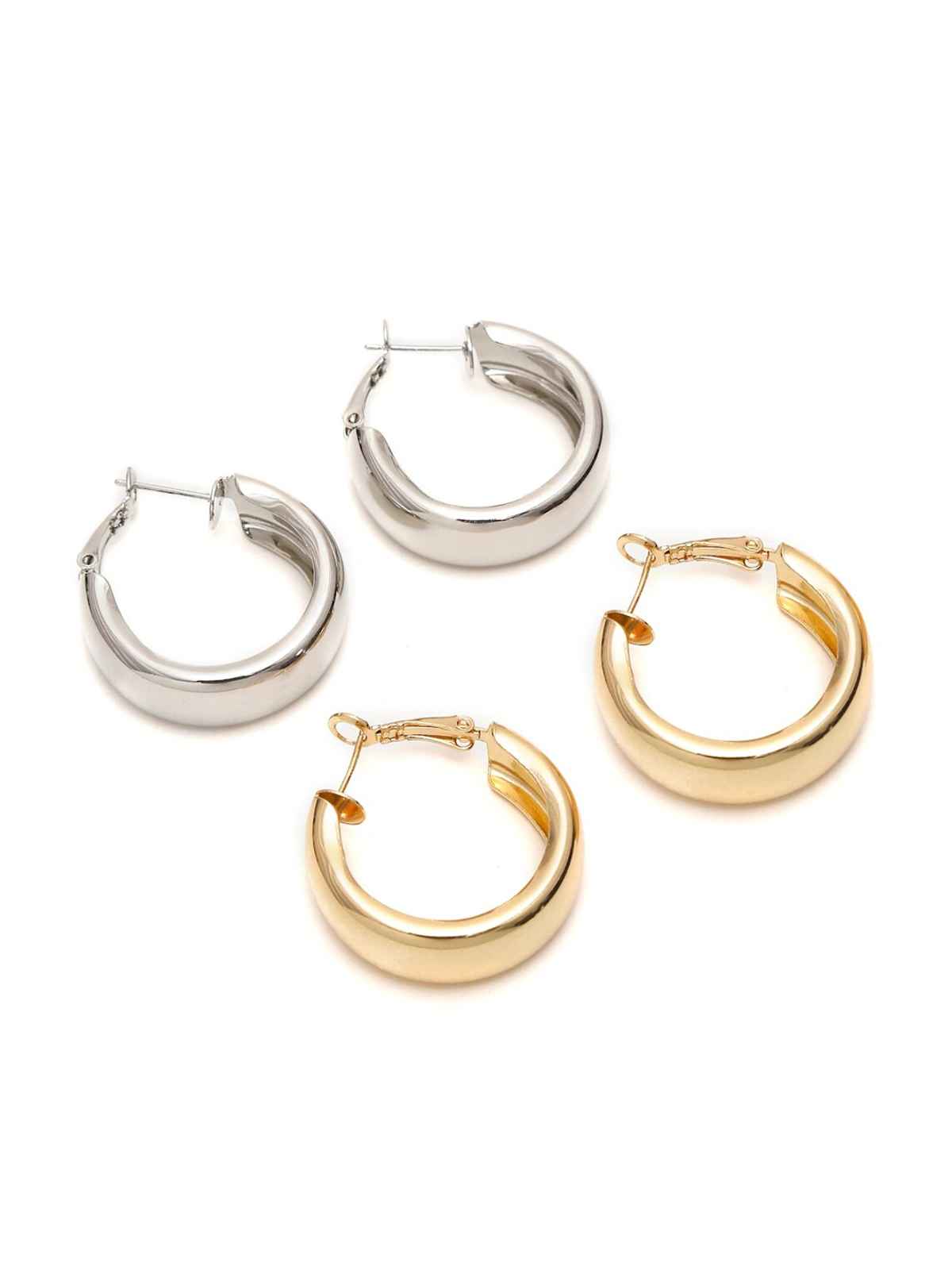 YouBella Jewellery Celebrity Inspired Hoop Earrings for Girls & Women (YBEAR - 32938)