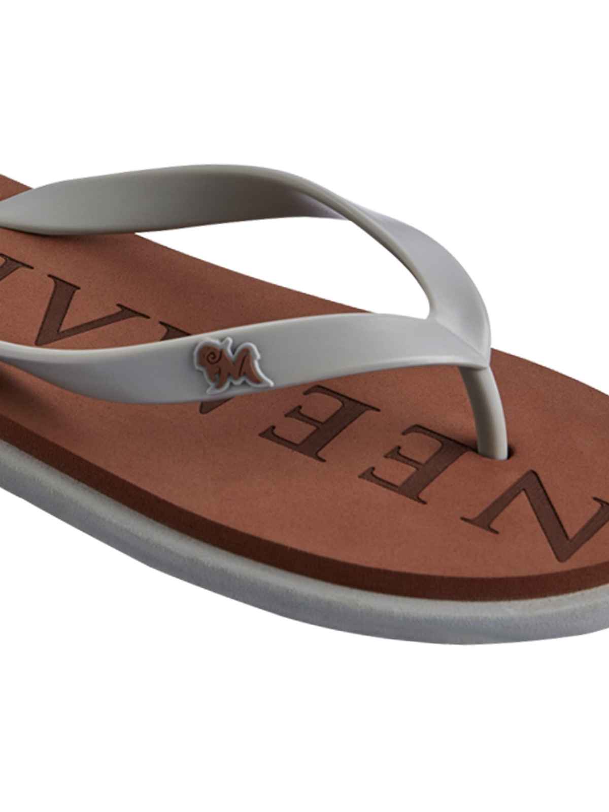 Neemans Unisex Eco Classic Slippers Brown with Grey-8