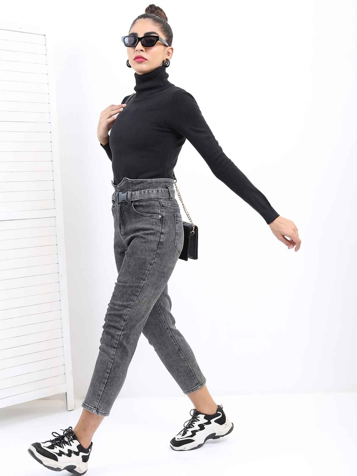 Ketch Women Acrylic Pullover | Black | M