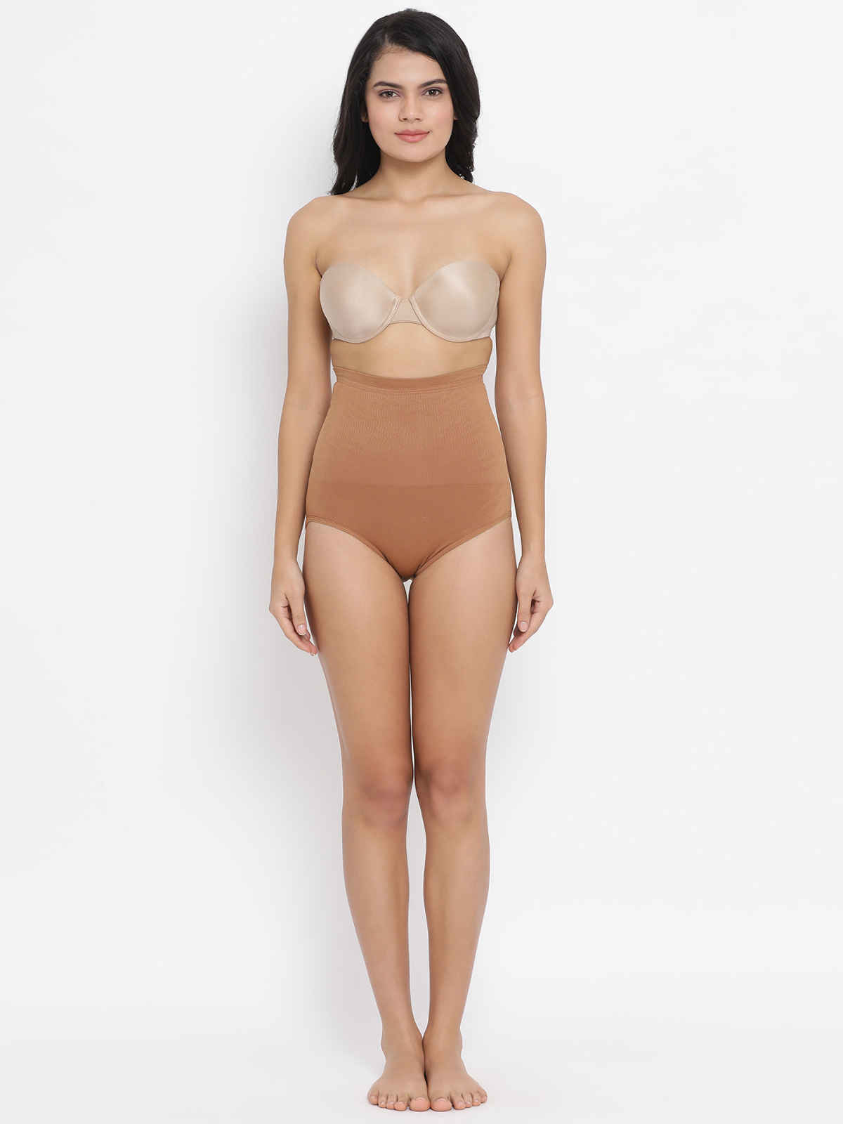 Clovia Women's High Waist Tummy Tucker | Nude - 2XL