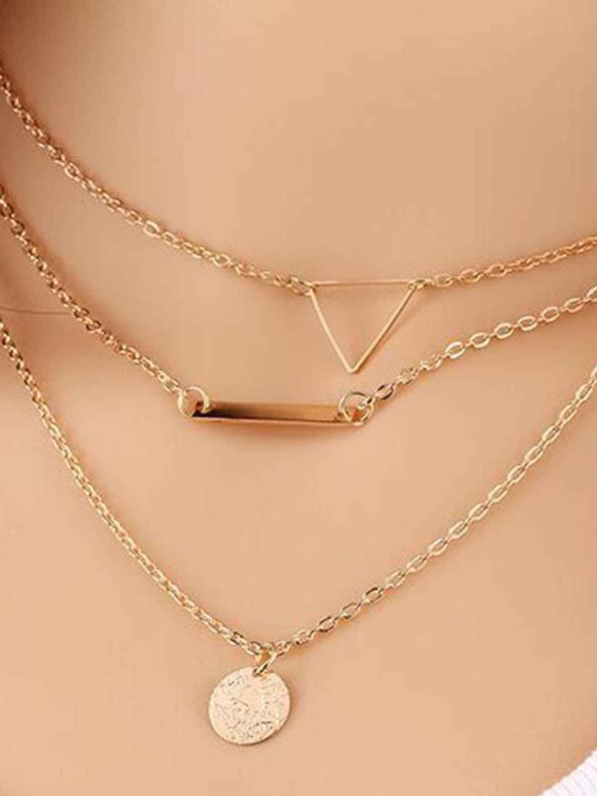 Youbella Jewellery Stylish Combo Of Two Necklace Chains For Women And Girls(Ybnk - 5941)