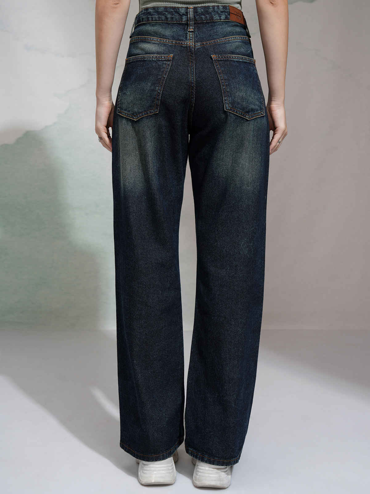 Tokyo Talkies Women's Mid Rise Bootcut Jeans | Blue - 32