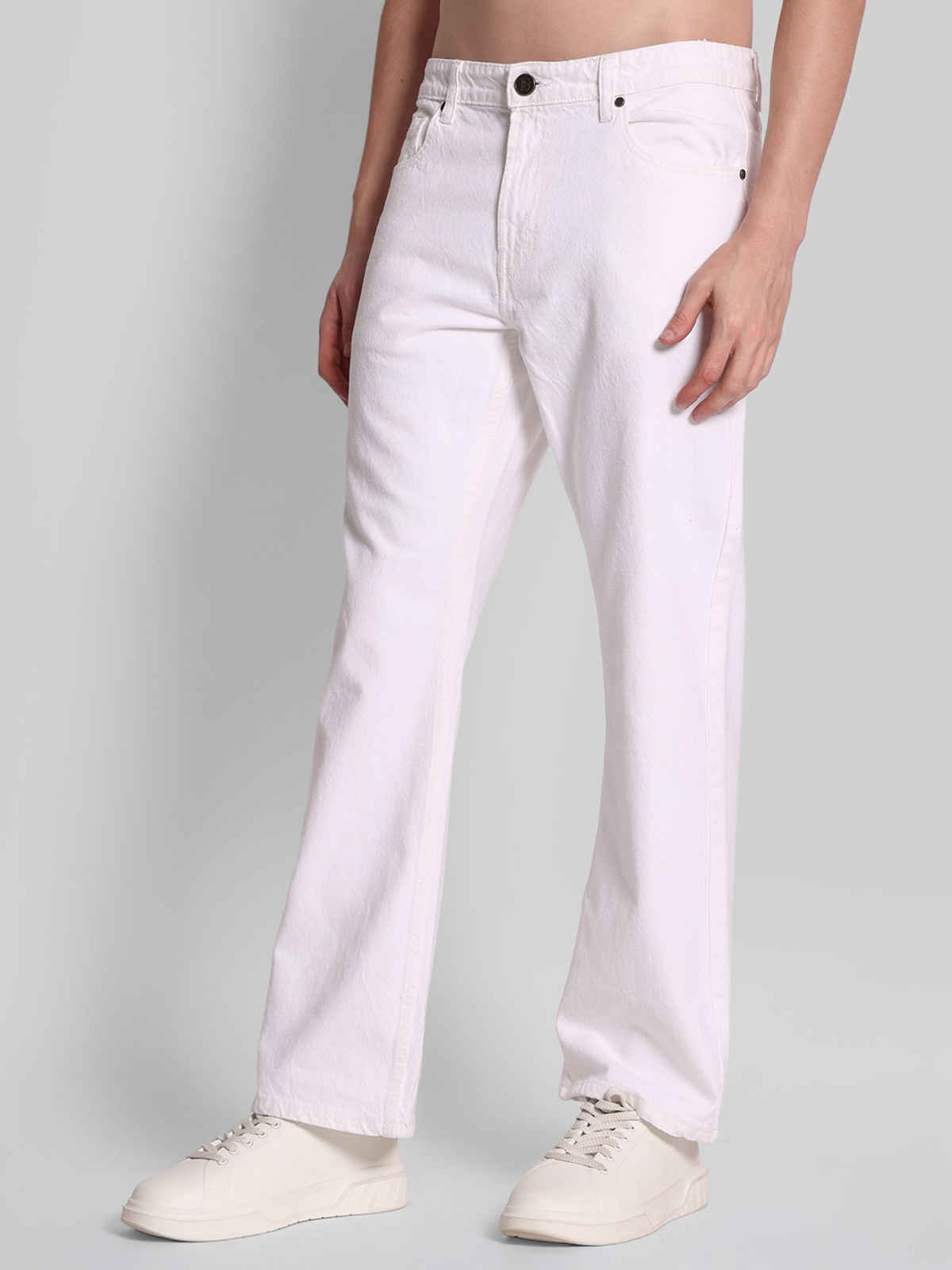 Bene Kleed Men's Bootcut Jeans | White - 34