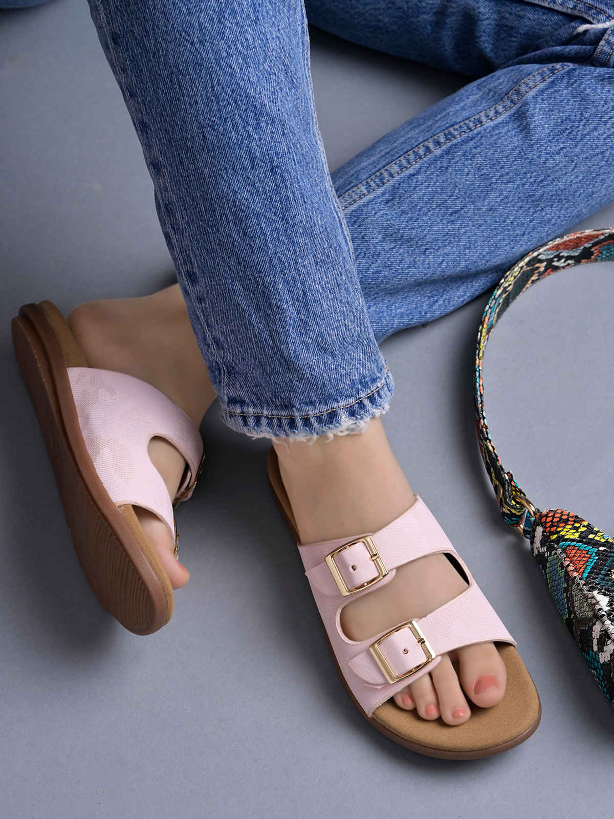 Shoetopia Women's Stylish Solid Flats | Aero Pink - UK 5