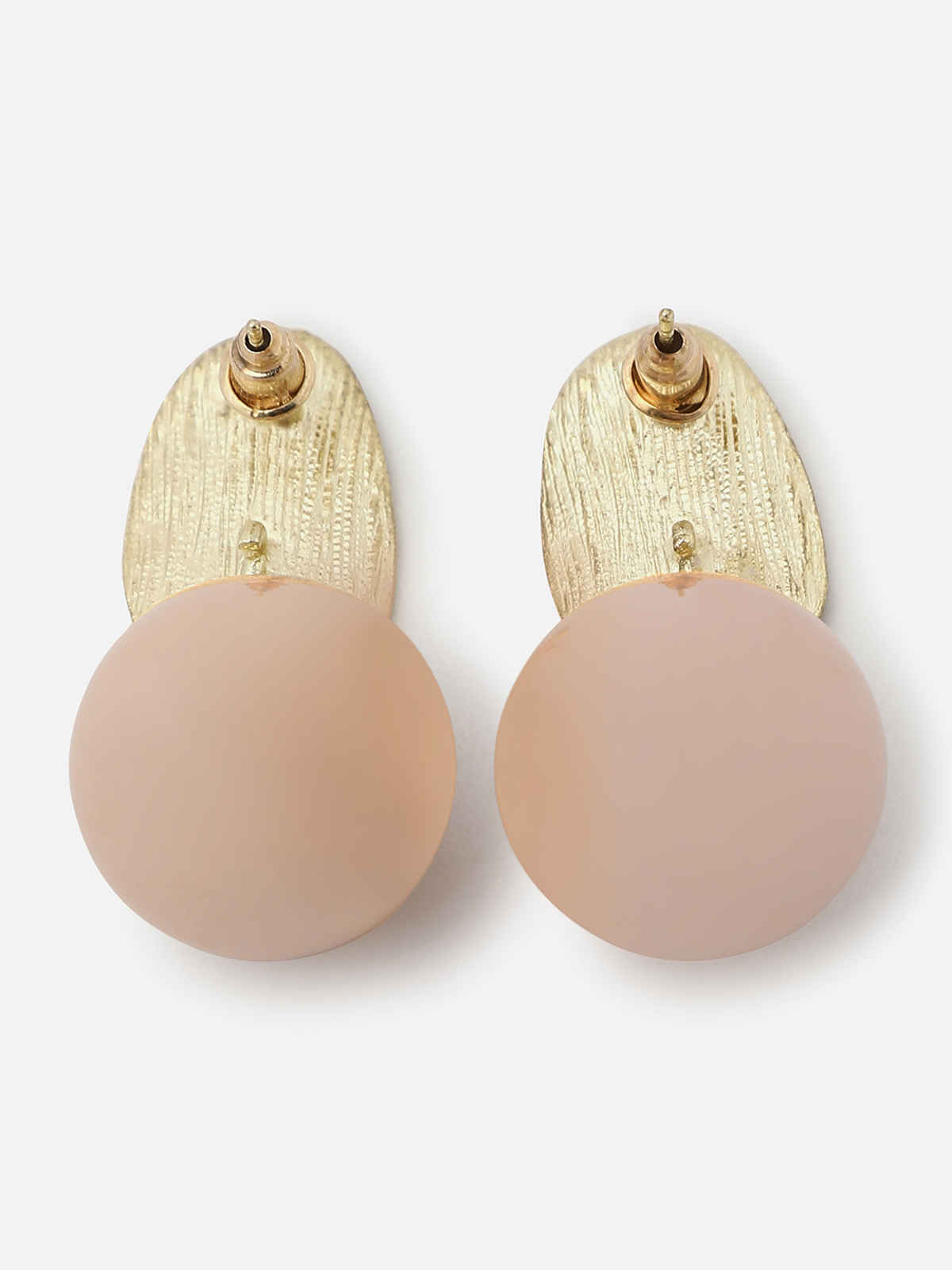 Lavie Herring Safain Women'S Bifold Clutches - Brown (1pc) & Accessorize London Women'S Preppy Sunglasses | Brown (1pc) & Sohi Peach Gold Plated Contemporary Drop Earrings (1pc) Combo