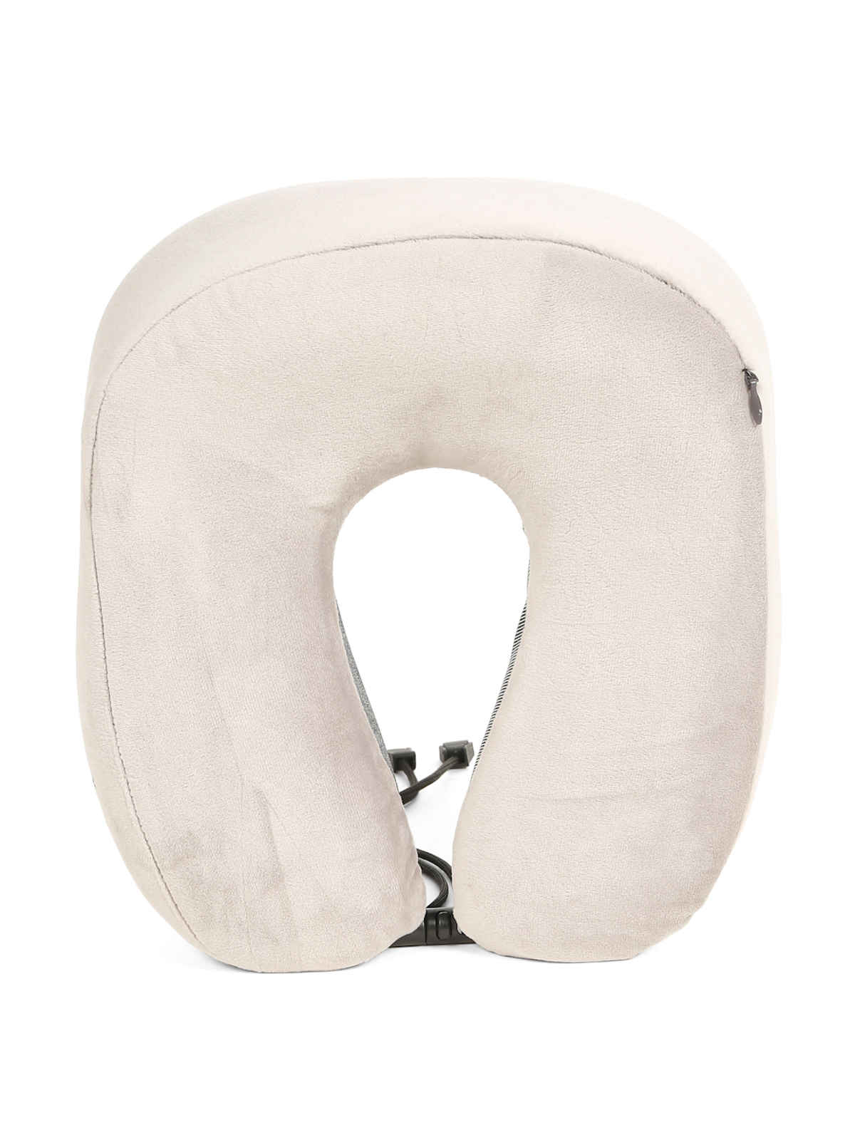 Teakwood Leathers Unisex Soft Foam U-Shaped Neck Pillow | Grey