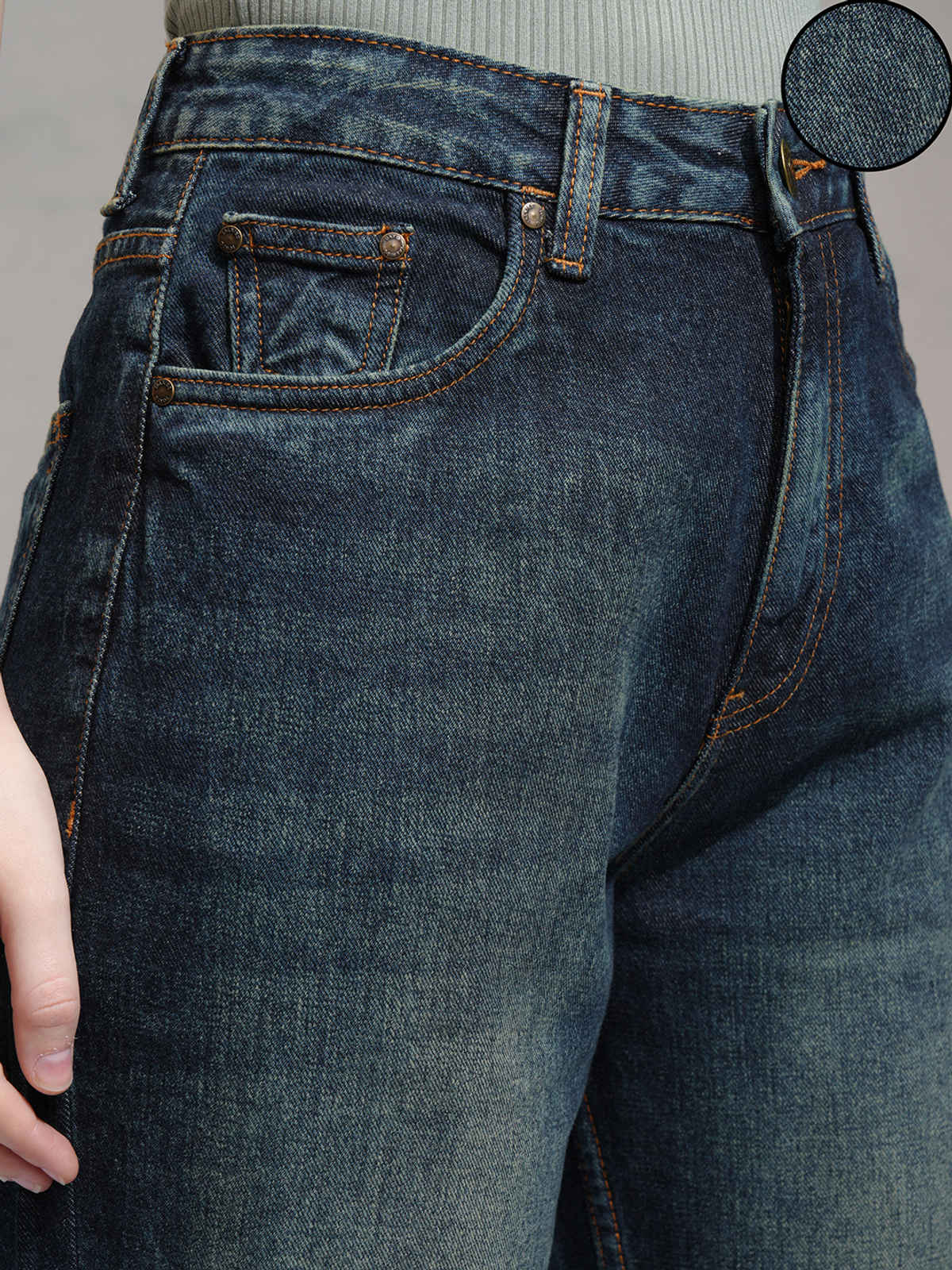 Tokyo Talkies Women's Mid Rise Bootcut Jeans | Blue - 32