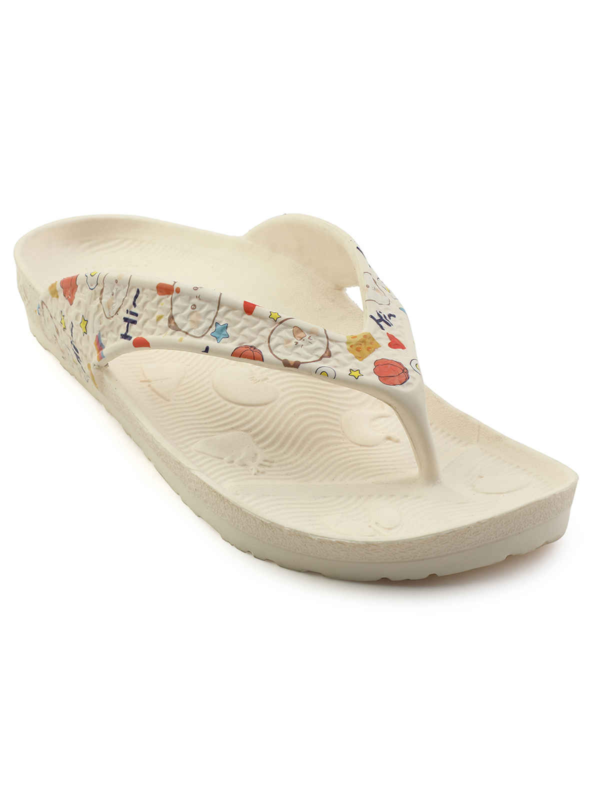 Liberty Footwear Women's Flip Flops | HAPPI-LE | Beige - UK 4