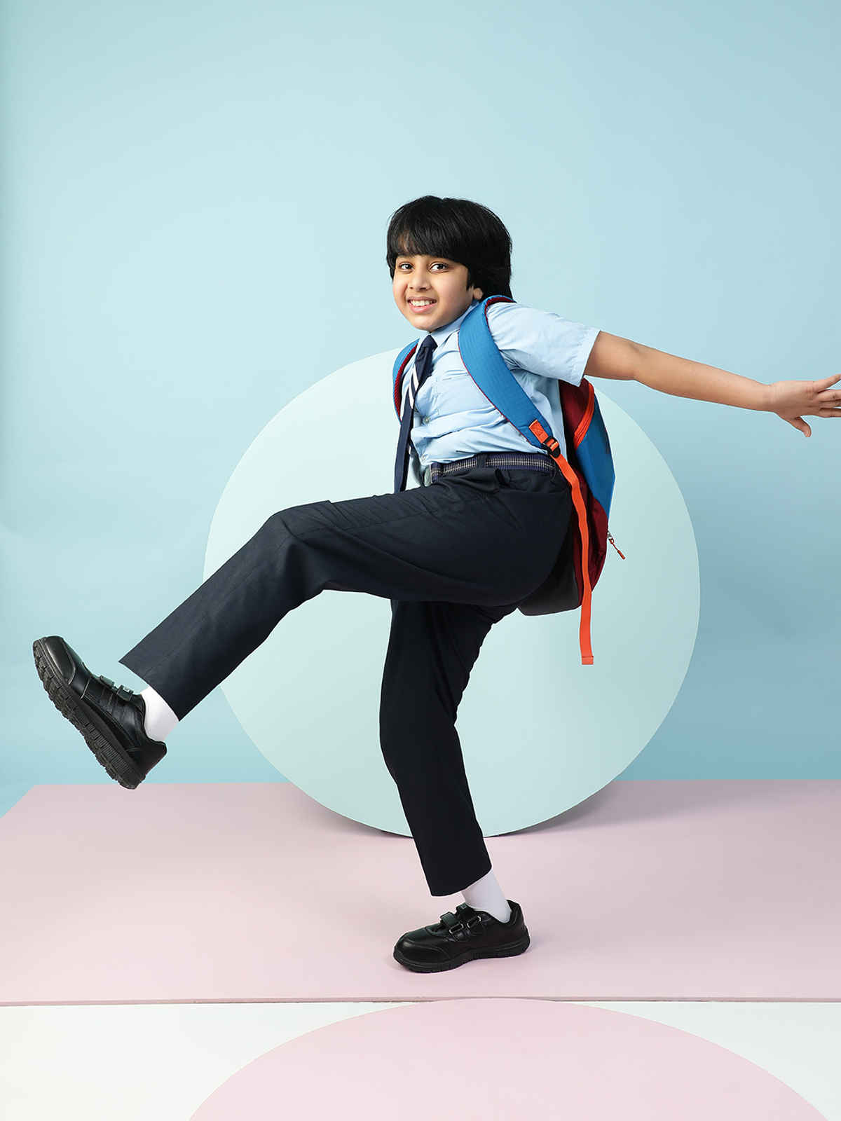 Liberty Force 10 Gola-Schv Black School Shoes For Boys | 11-12 Years | 5 UK