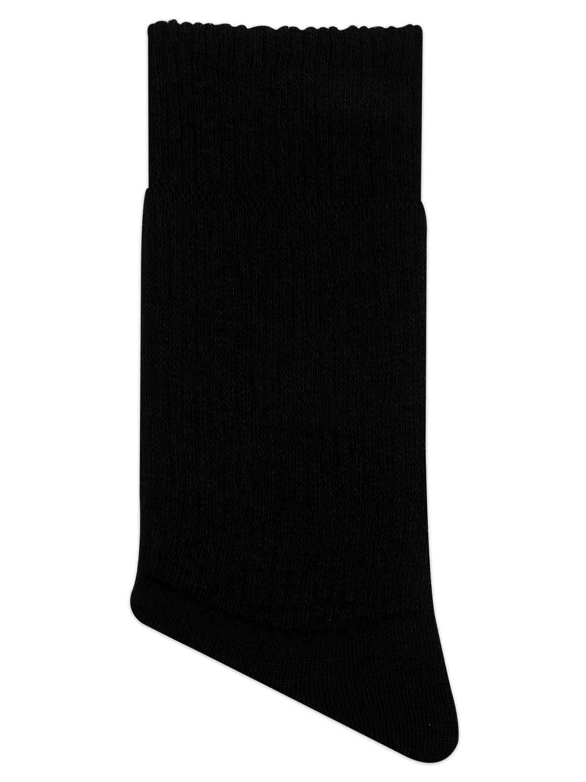 SocksXpress by Balenzia Women's Plain Wollen Toe Socks | Black-Skin-Fawn