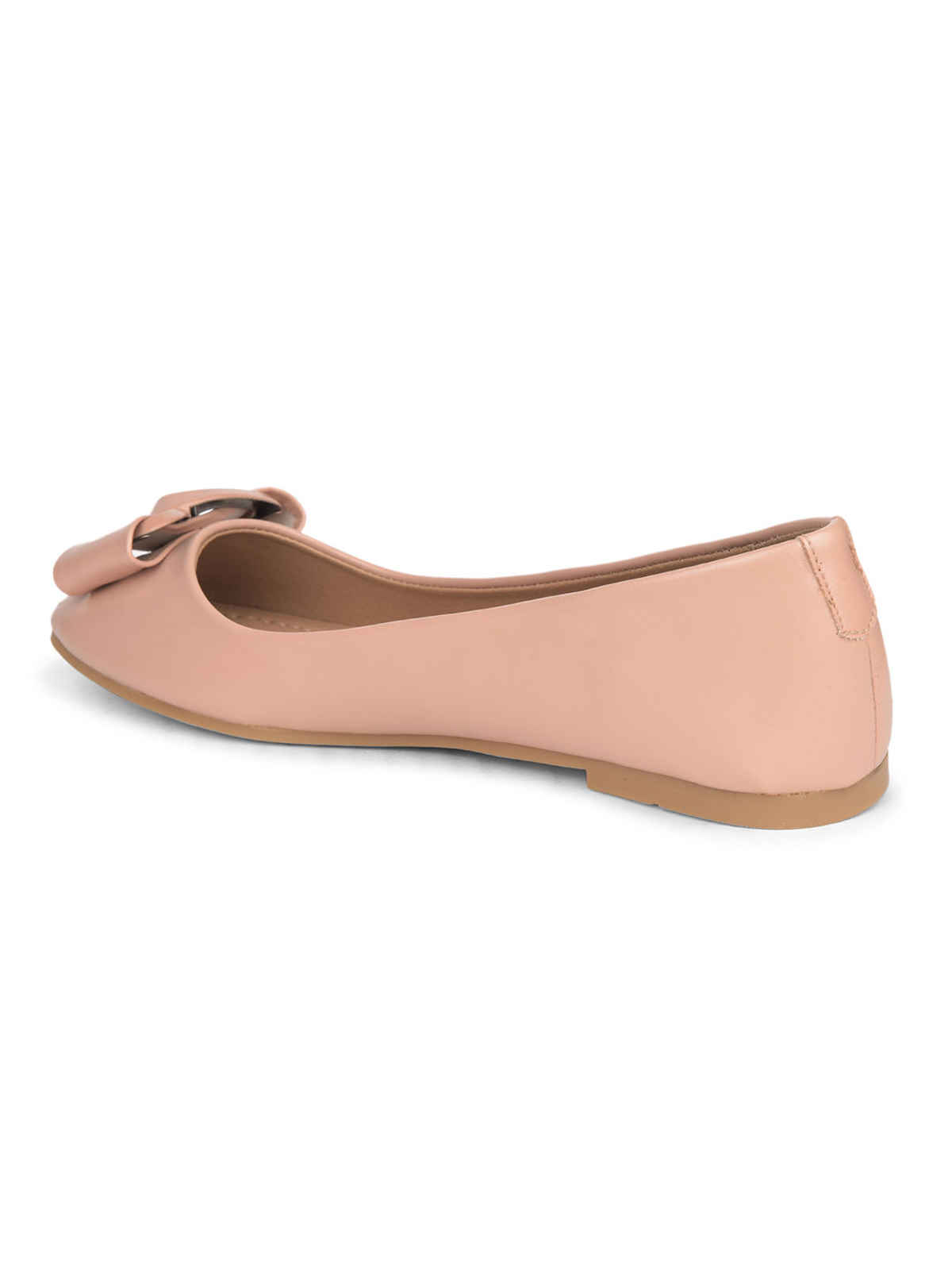 Bata Women's zola Nude Ballerina UK-4