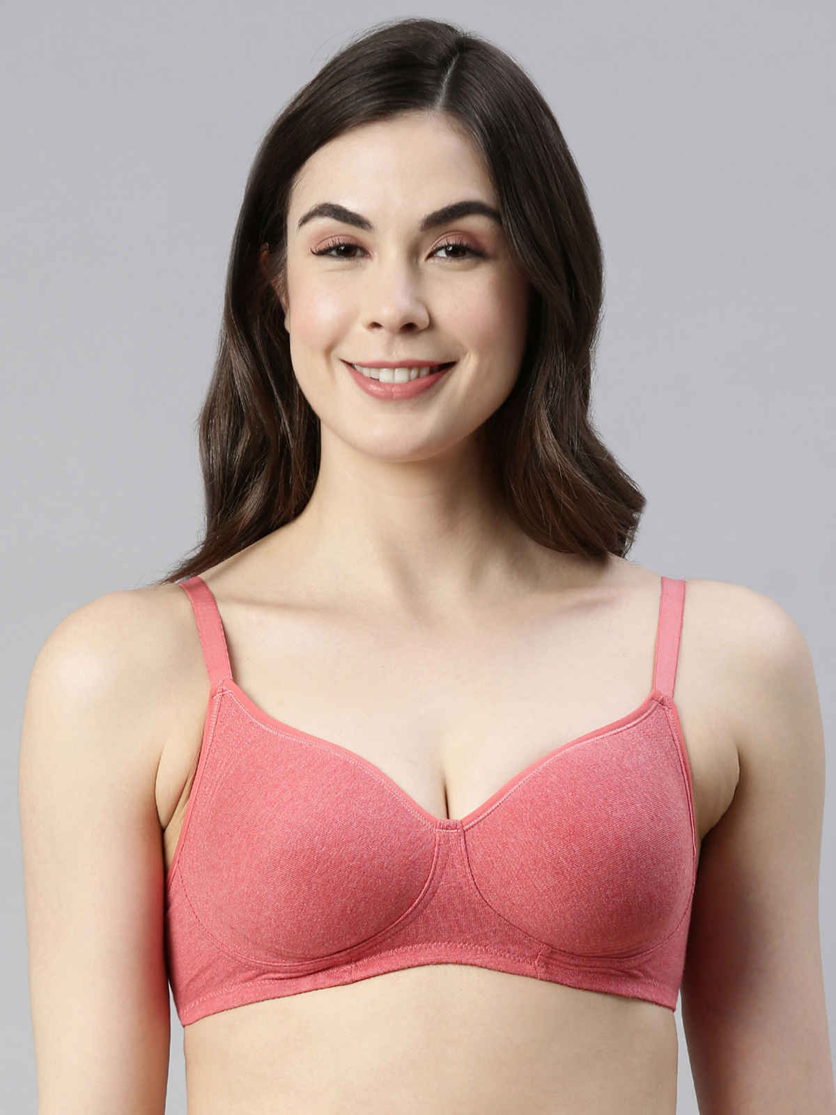 Enamor Fabcool Encircled Non Padded Wirefree High Coverage Cotton Everyday Bra A042