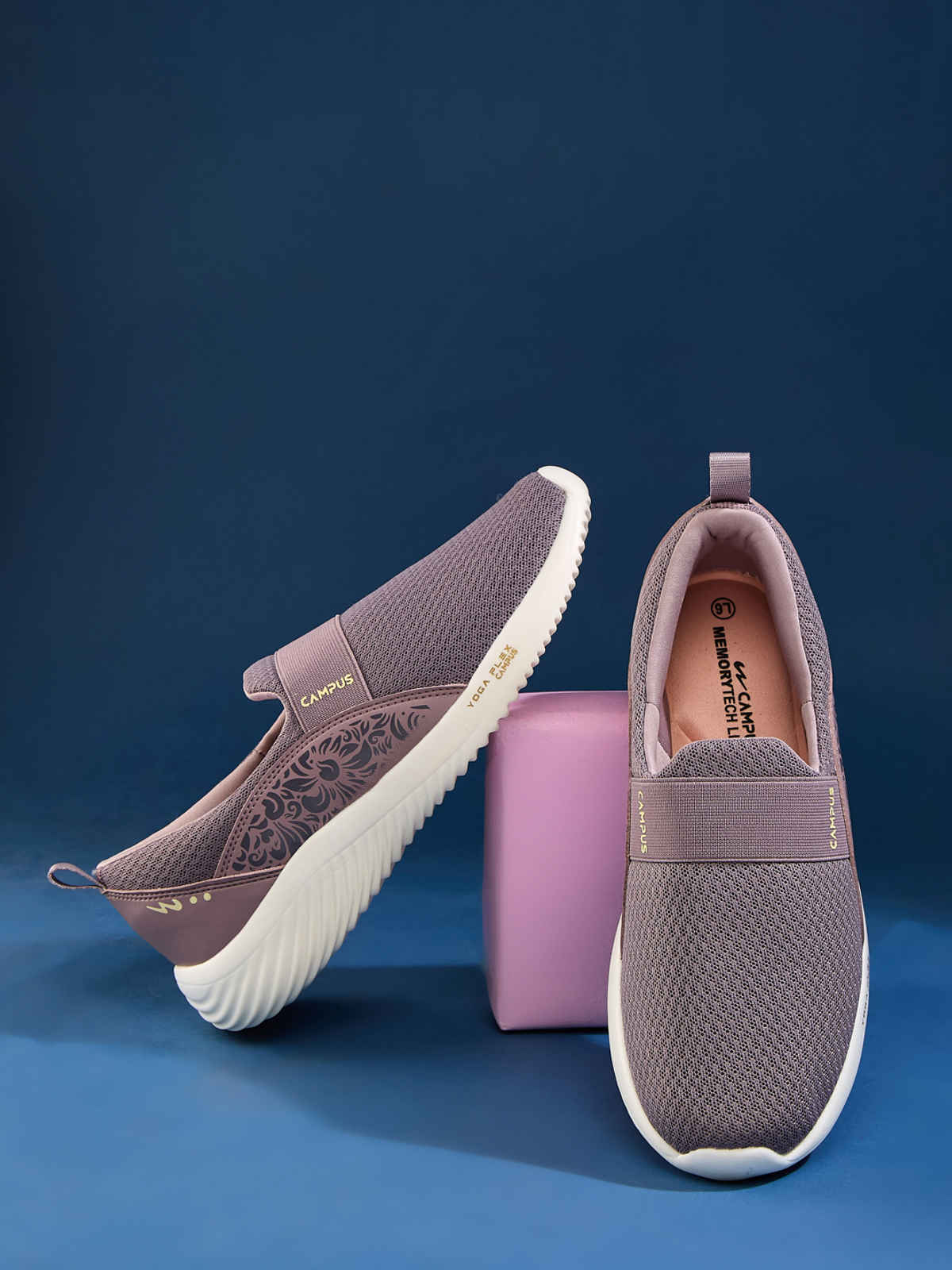 Campus Women's CAMP ELOY Walking Shoes | Mauve - UK 5