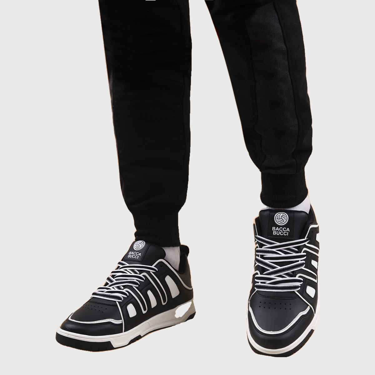 Bacca Bucci Metrolites Men's Urban Pulse Edition Sneakers Black | UK 7