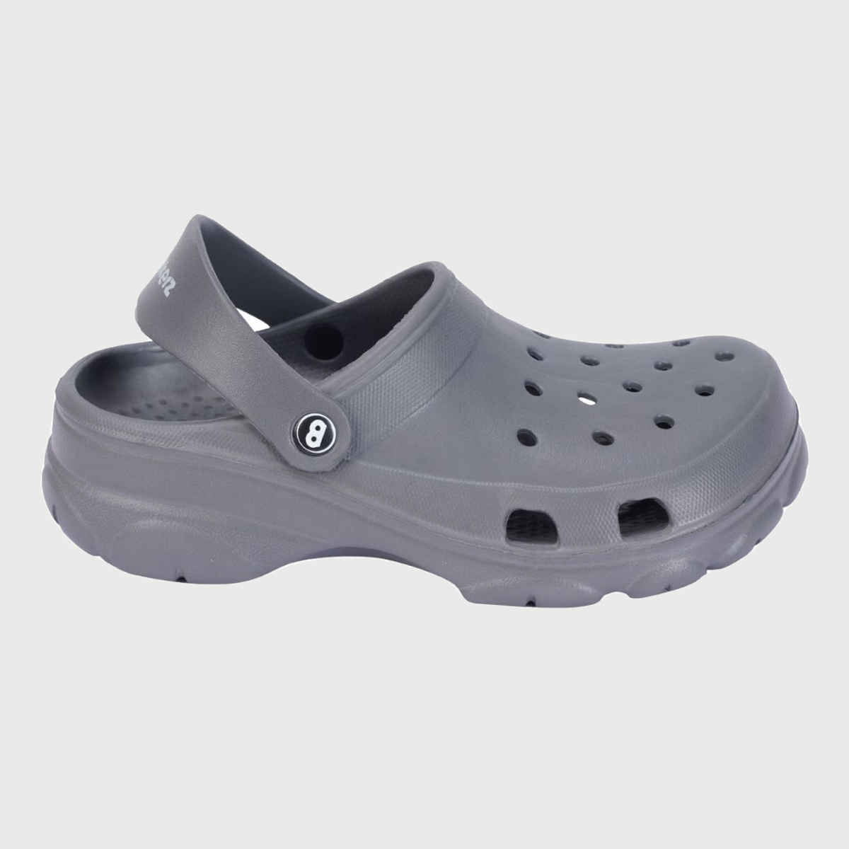 Bonkerz Men's Clogs Grey - UK 9