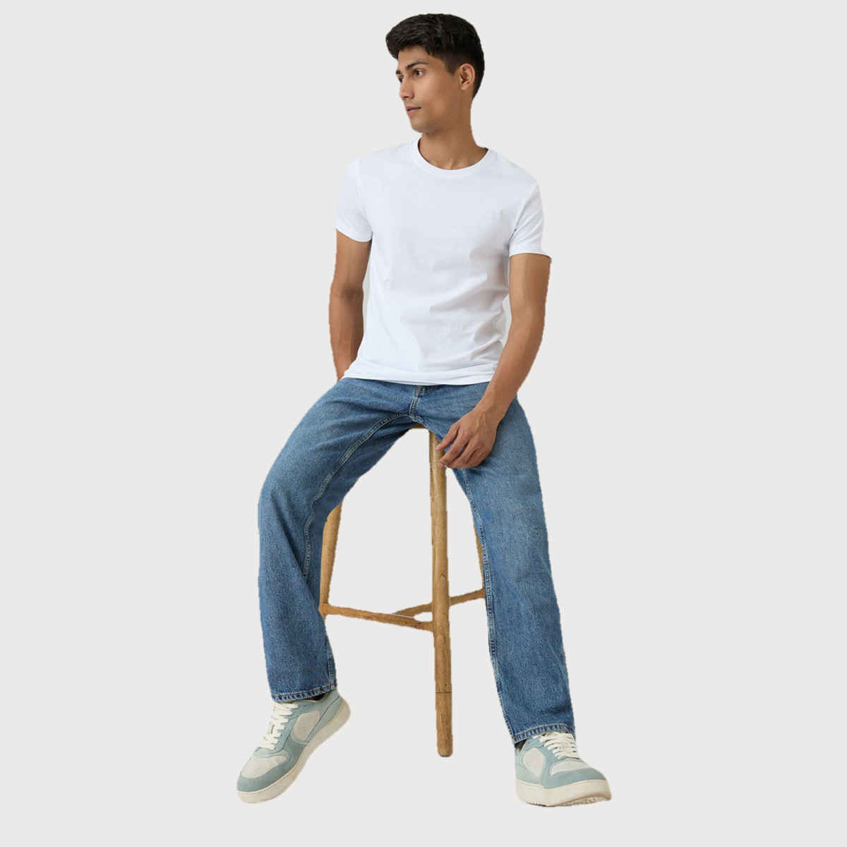 XYXX Pace Polo T-shirt - Polar White | Super Combed Cotton | M