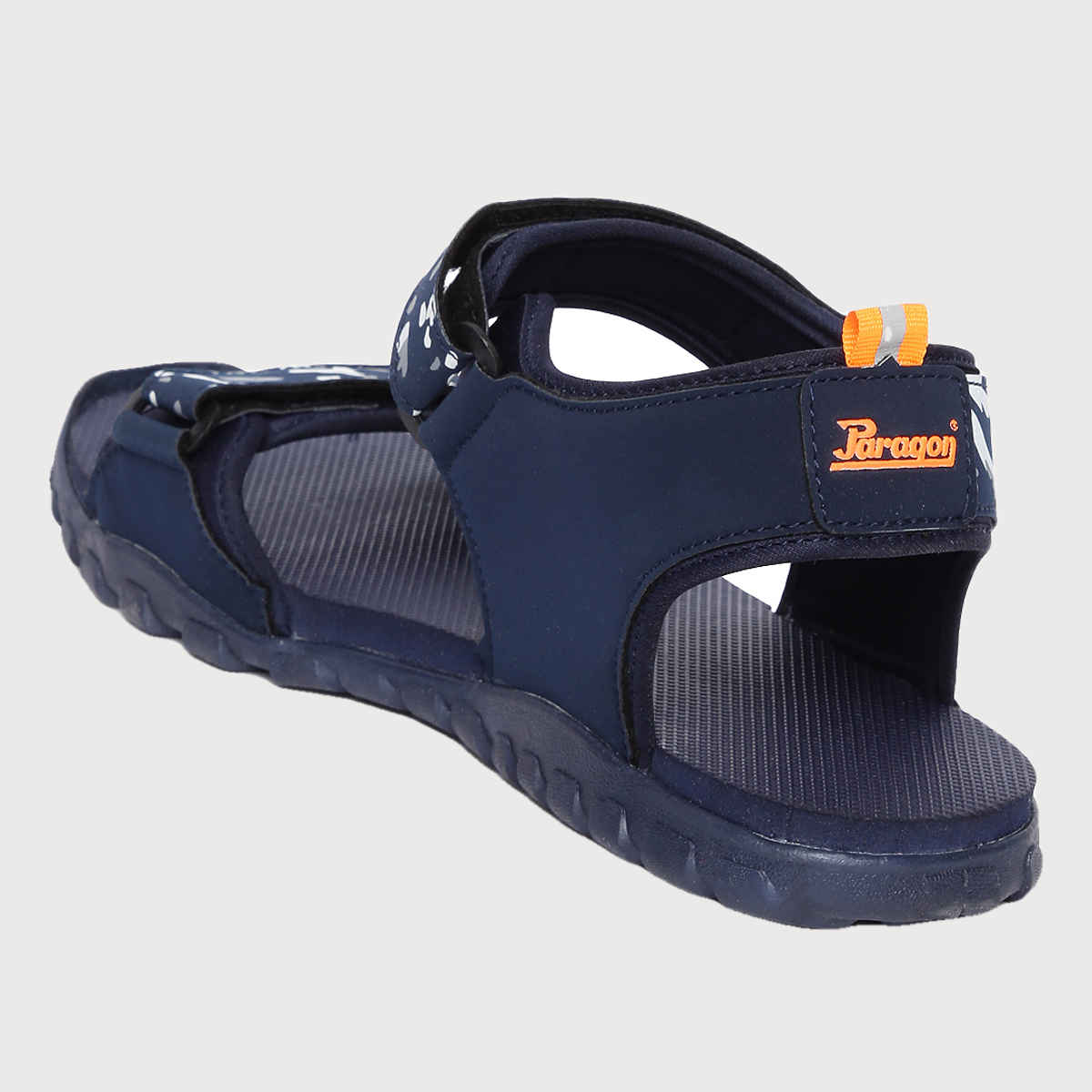 Paragon Blot Men's Blue & Orange Sandals - 10