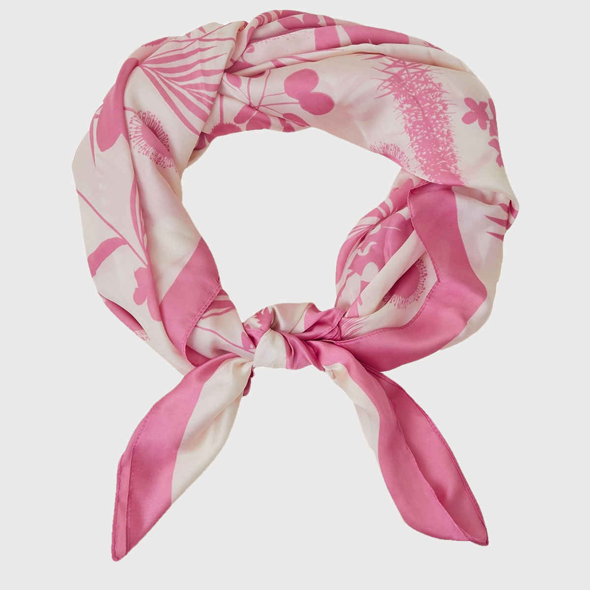 Accessorize London Women's Satin Square Scarf | Pink